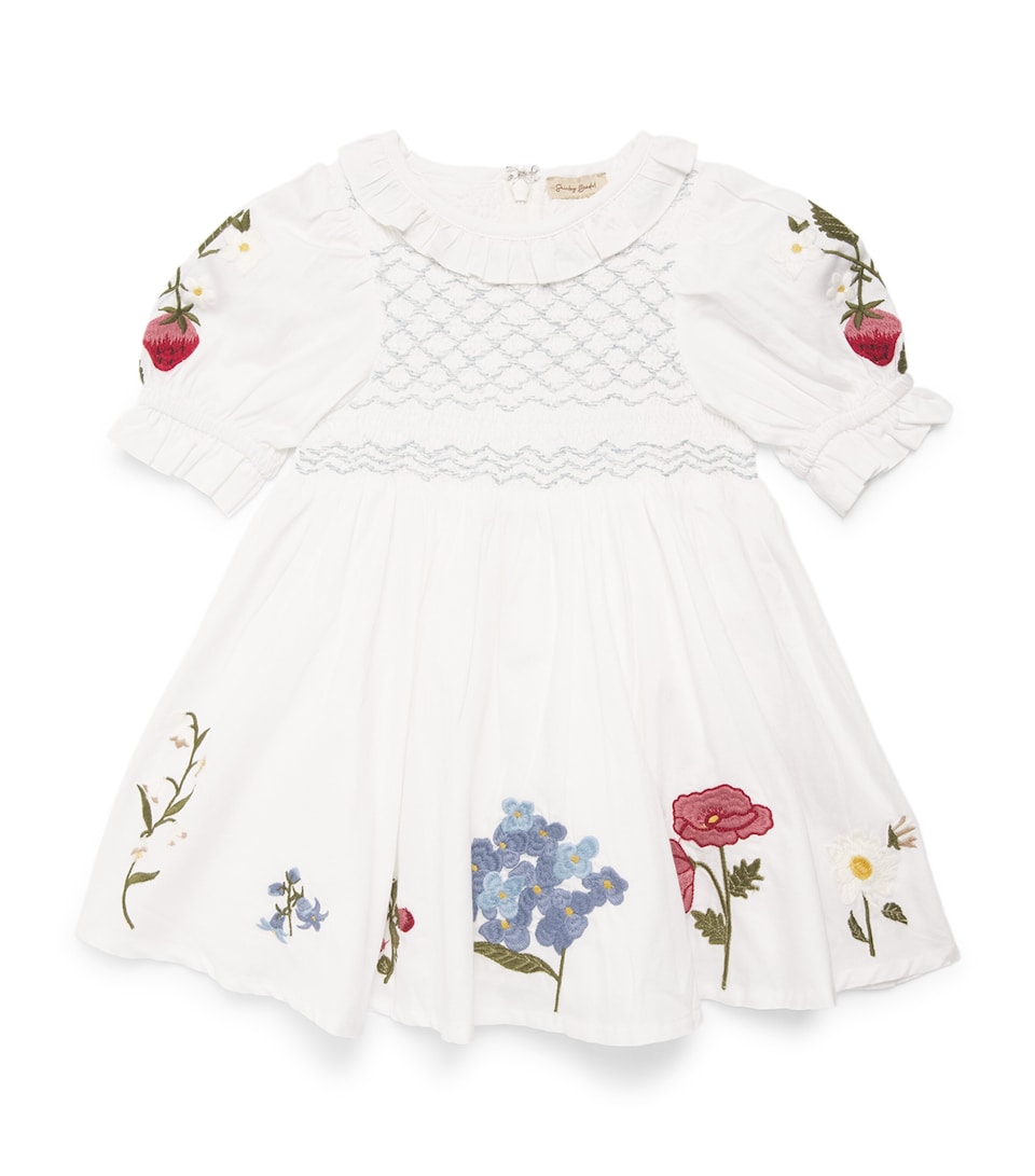 Shirley Bredal Embroidered Luja Dress (12 Months-4 Years) Mw Marshmellow