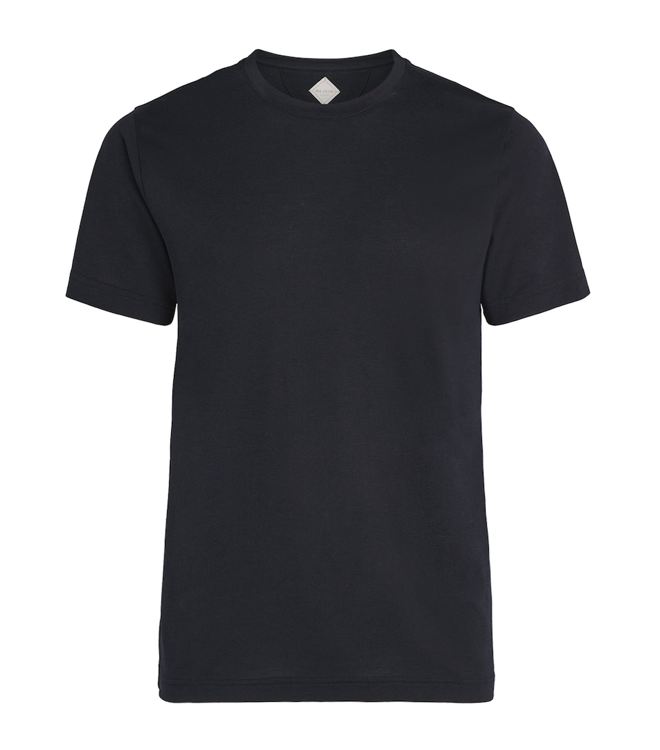 Pal Zileri Mens Cotton T-Shirt Navy