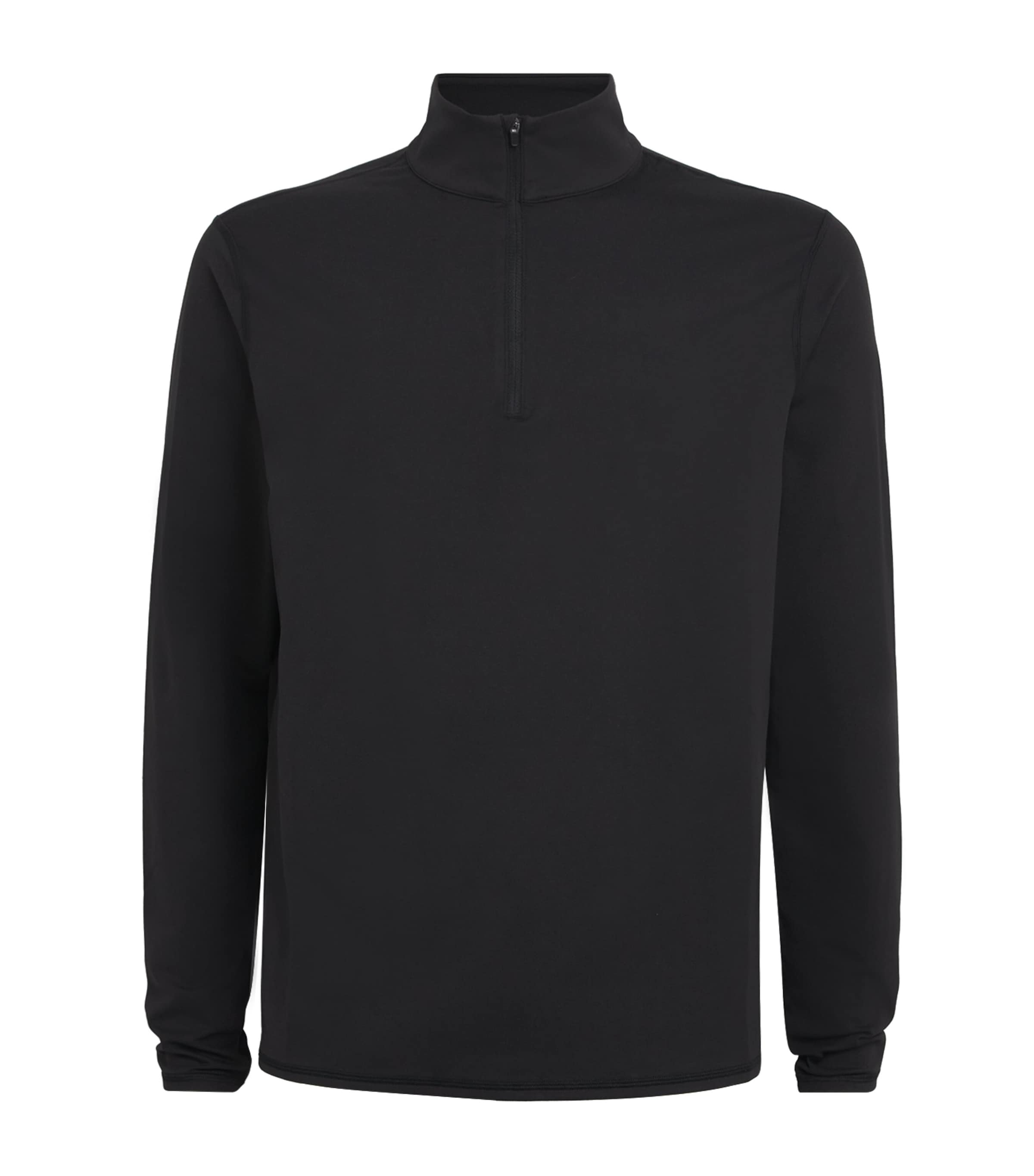 VUORI Mens Quarter-Zip Ponto Sweatshirt Blk Black