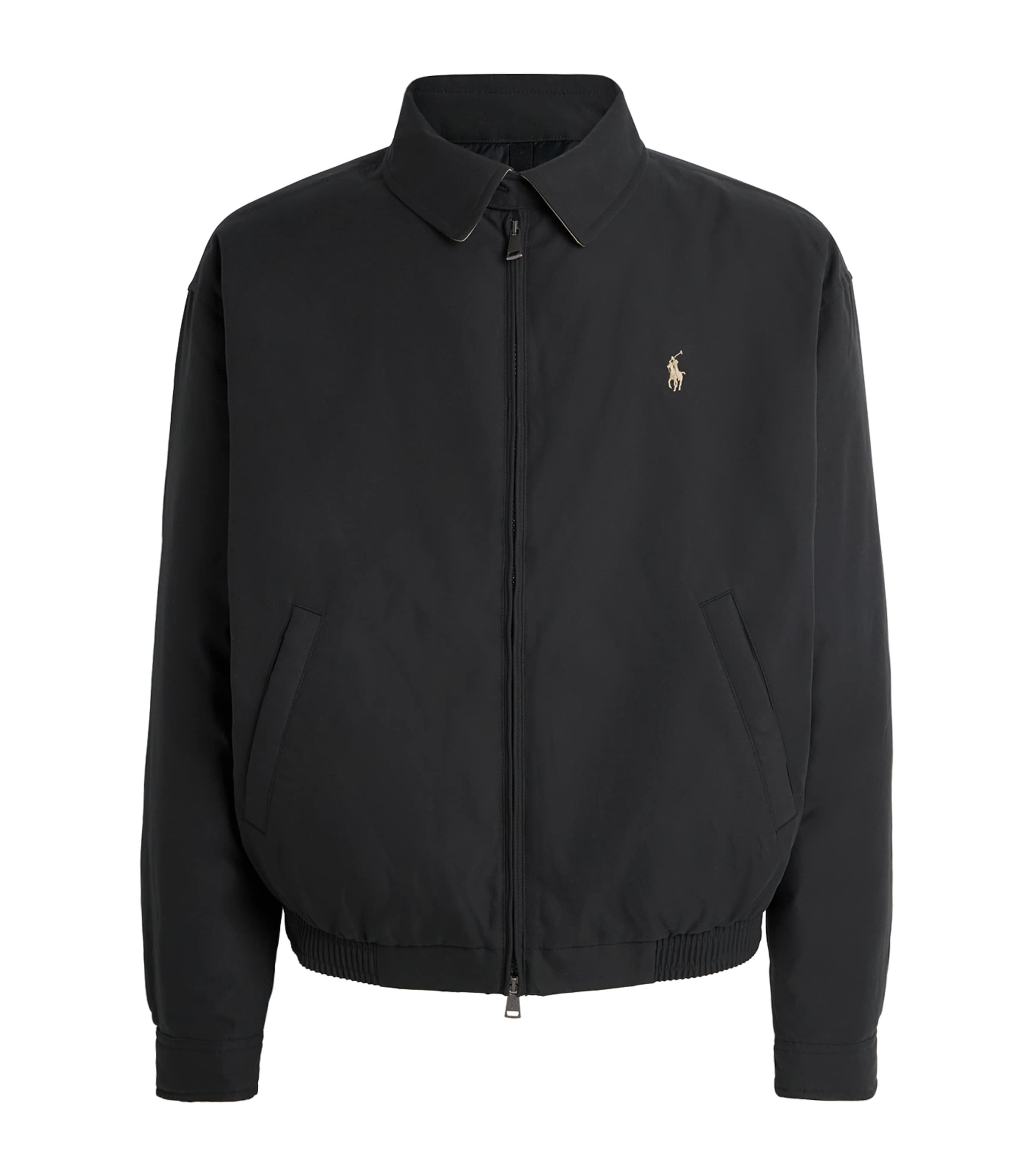 Polo Ralph Lauren Mens Polo Pony Harrington Jacket Rl Black
