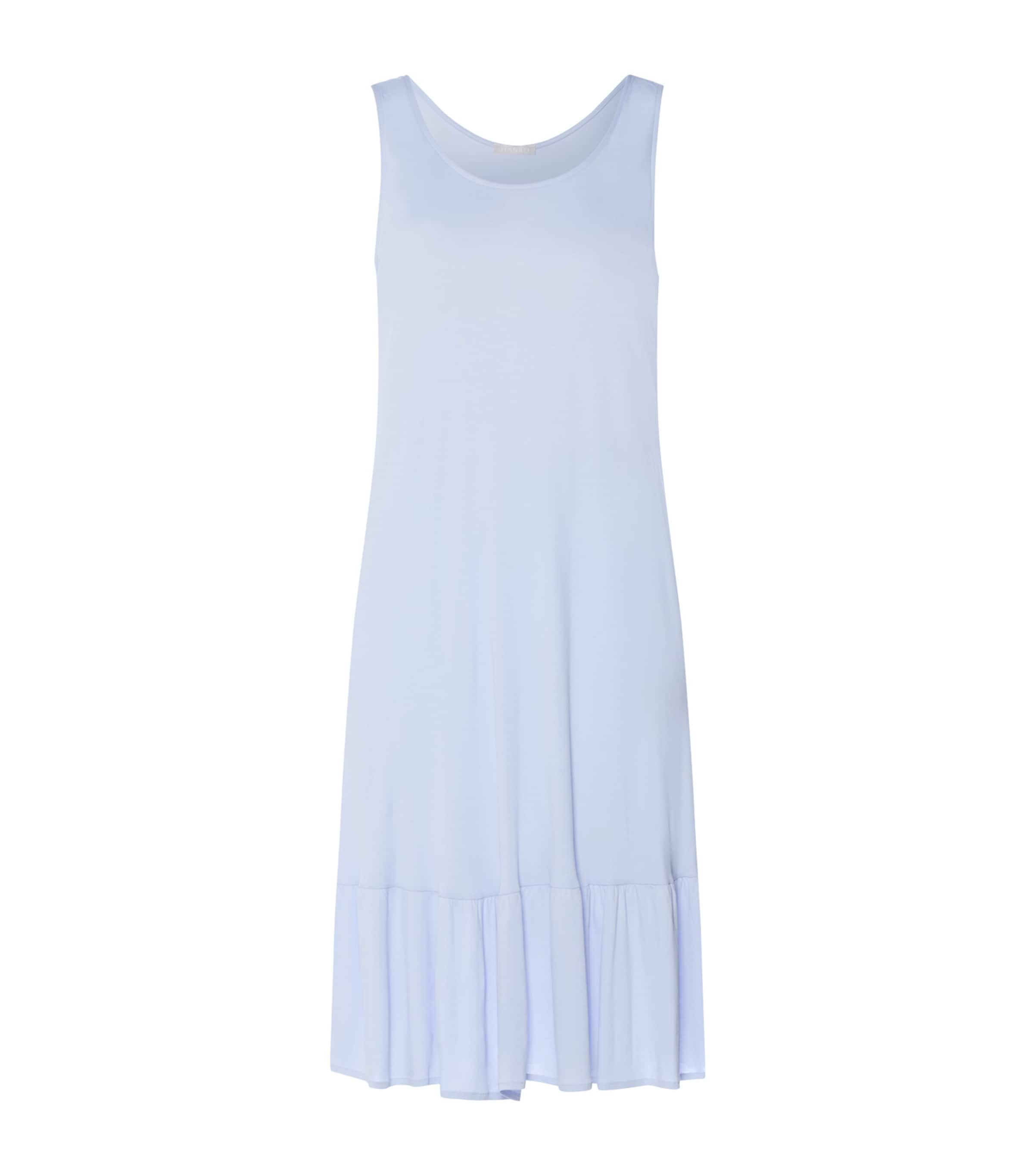 Hanro Womens Modal Sleeveless Isabella Nightdress Blue Dove