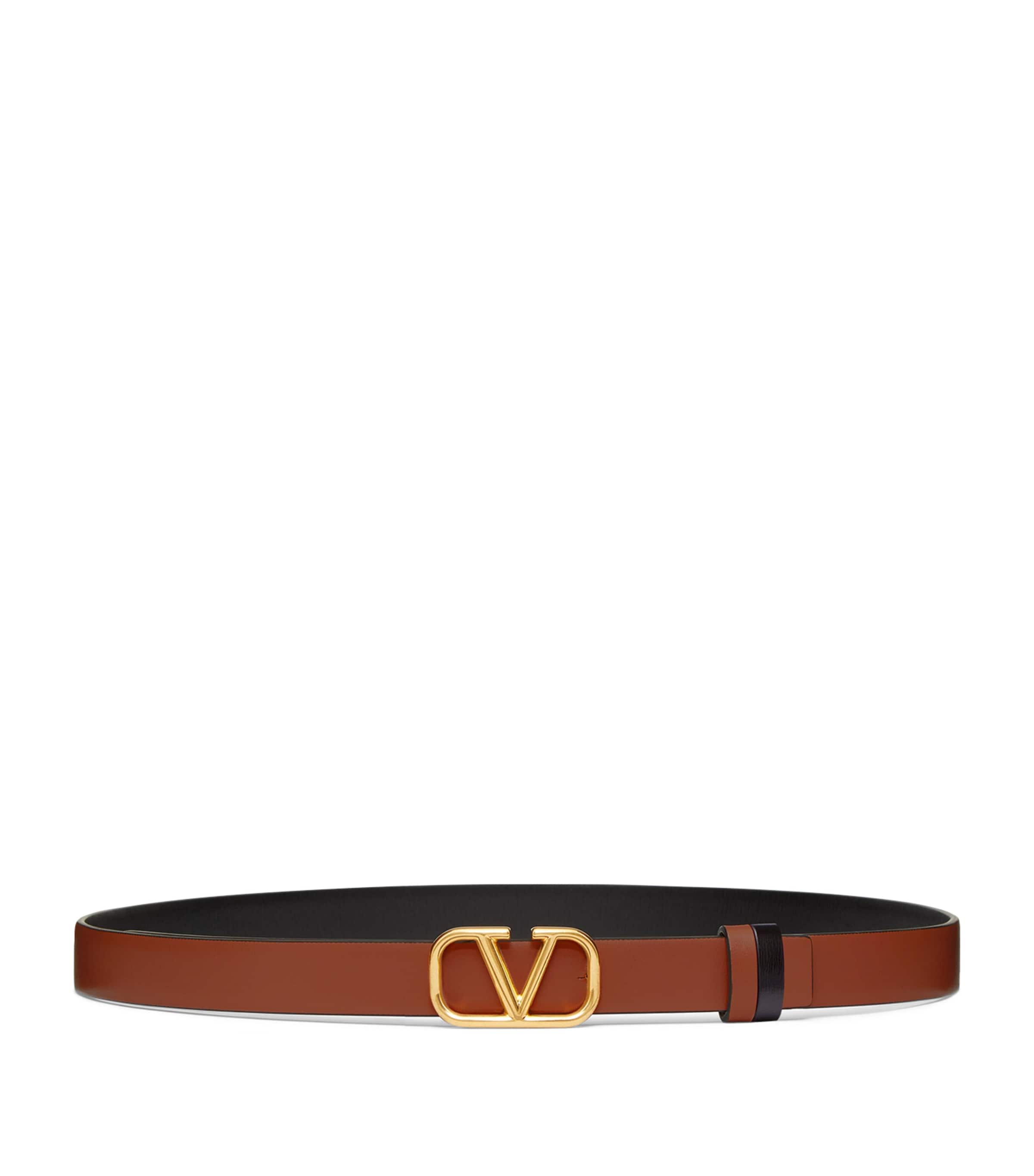 Reversible VLogo Signature Belt
