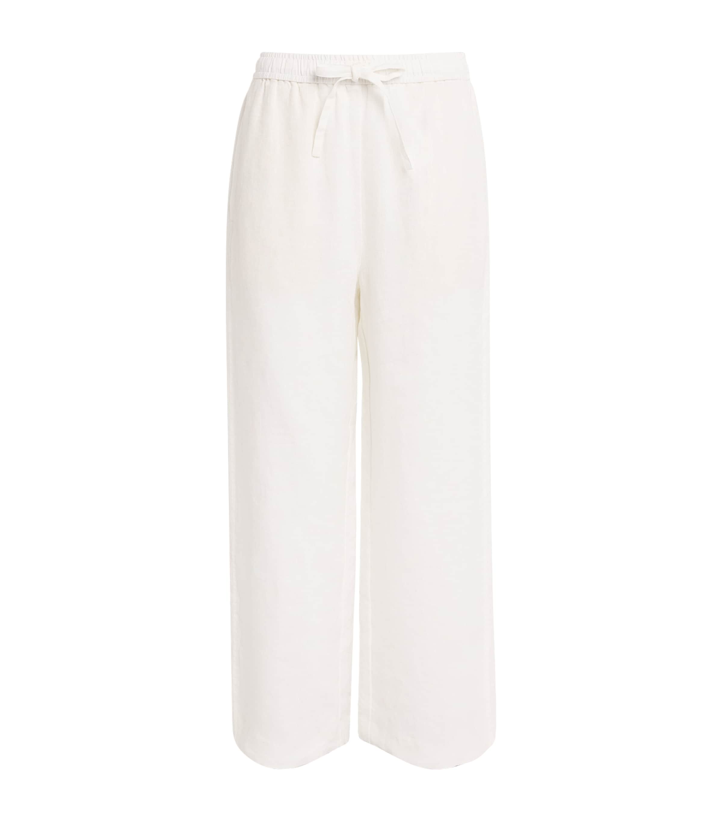Linen Drawstring Trousers