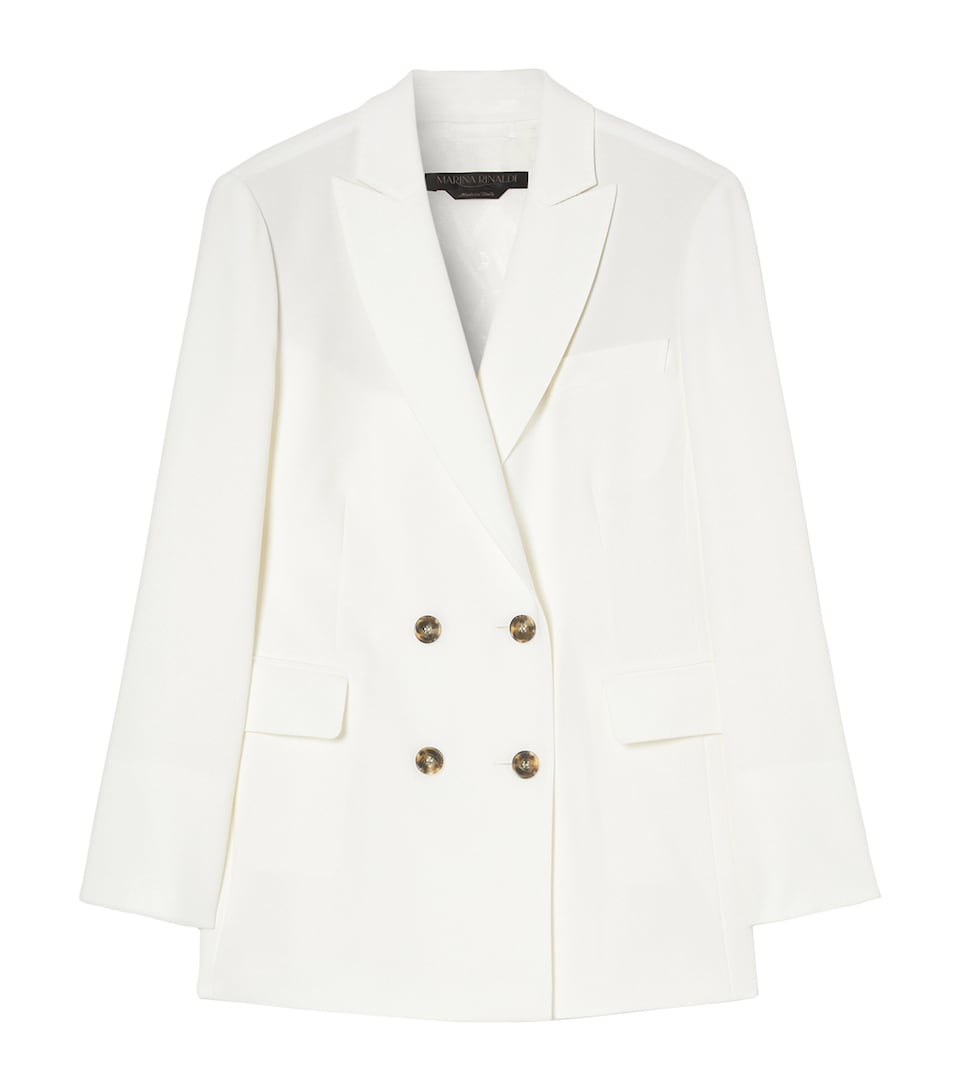 Double-Breasted Fox Blazer