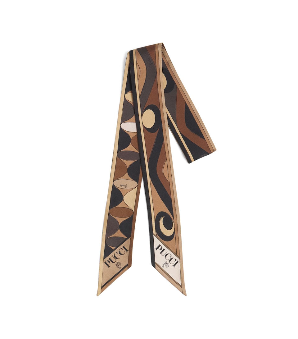 Silk Twill Printed Scarf