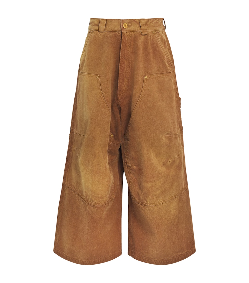 Willy Chavarria Mens Cotton Stockton Trousers Trigo