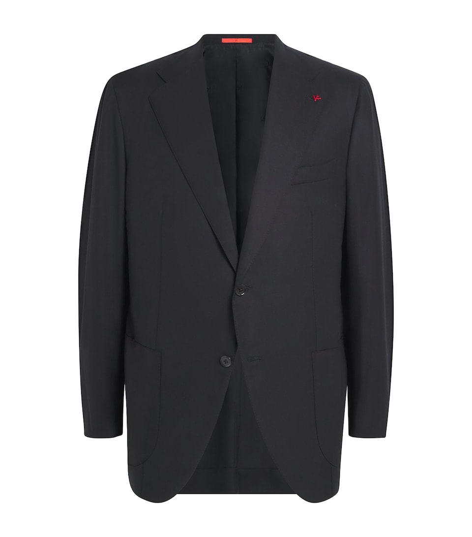 Isaia Mens Wool Marechiaro Blazer
