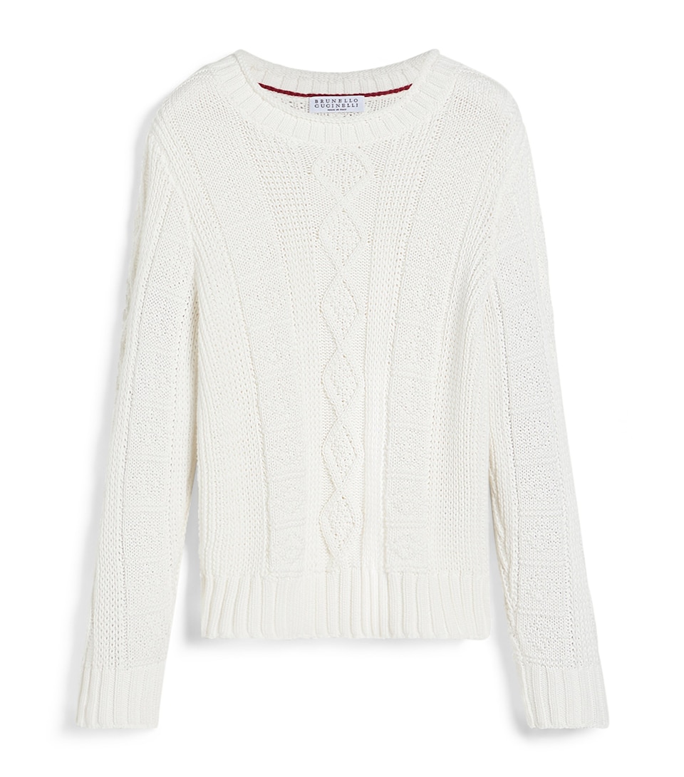 Cotton Cable-Knit Sweater (4-6 Years)