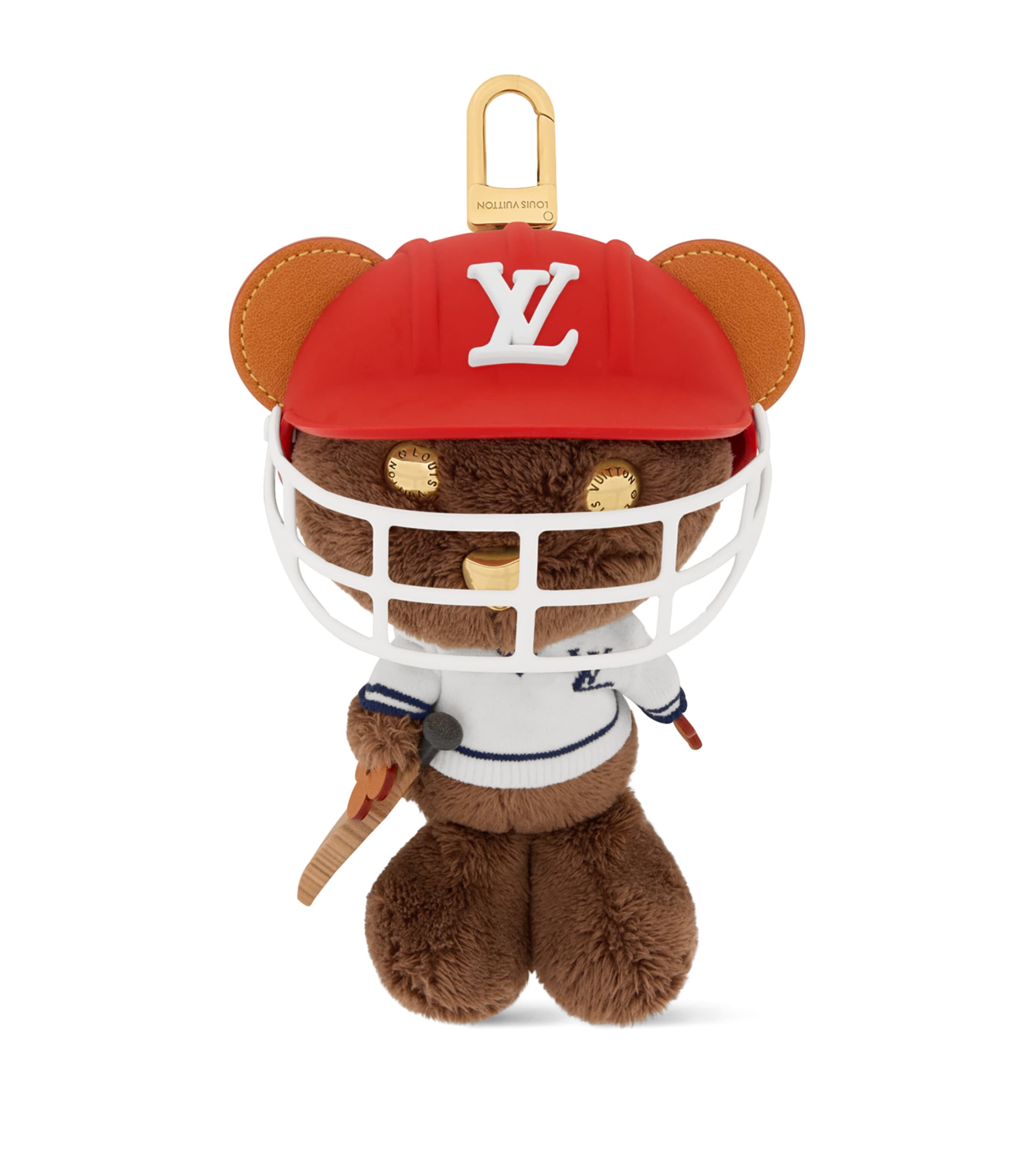 LOUIS VUITTON Louis Bear Cricket Bag Charm Multicoloured