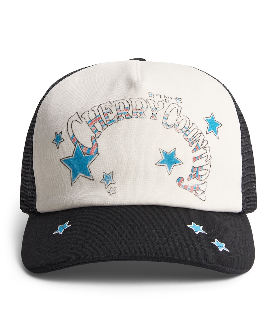 Cherry Los Angeles Cherry Country Trucker Cap Black