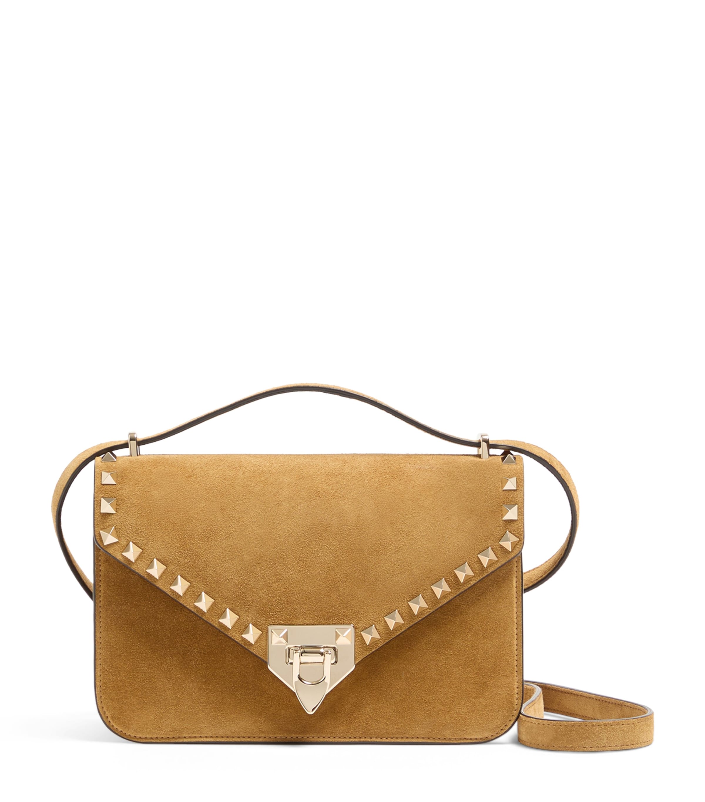 Valentino Garavani Small Split Leather Rockstud Shoulder Bag Rdx