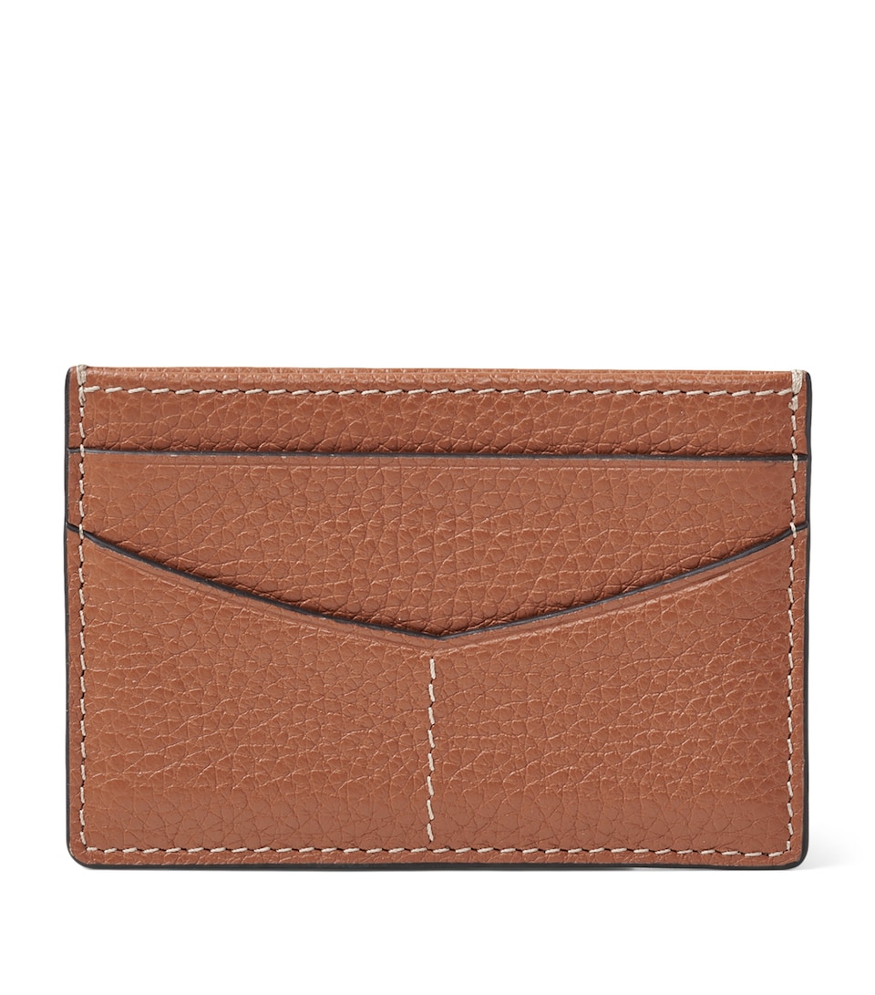 Aspinal Of London Leather Hudson Slim Card Holder Tan