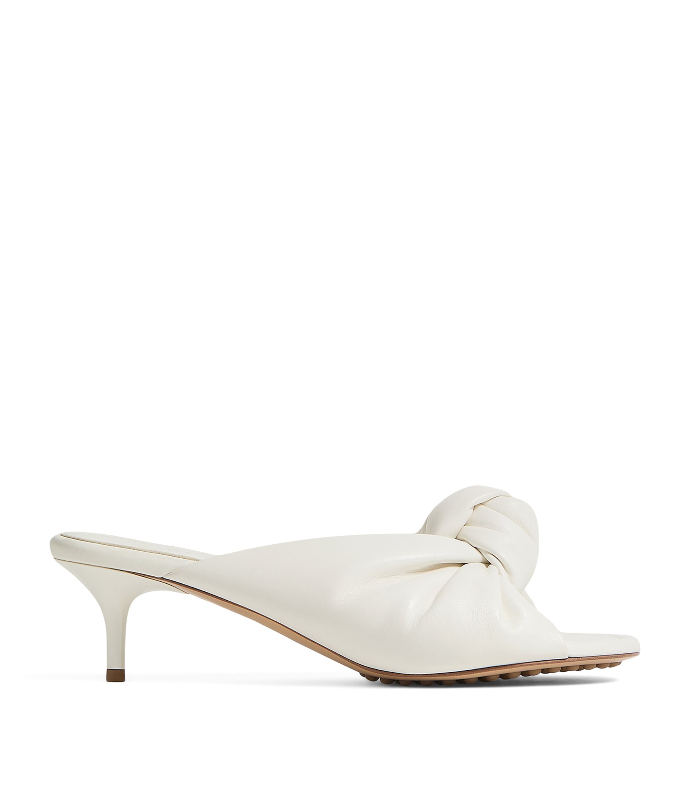 Bottega Veneta Leather Knot Mules 50