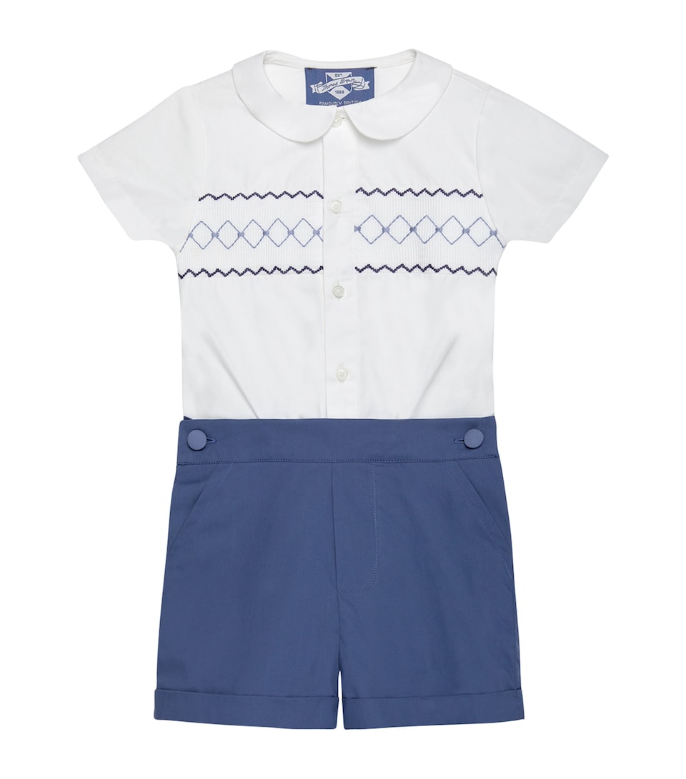 Cotton Smocked Rupert Set (2-7 Years)