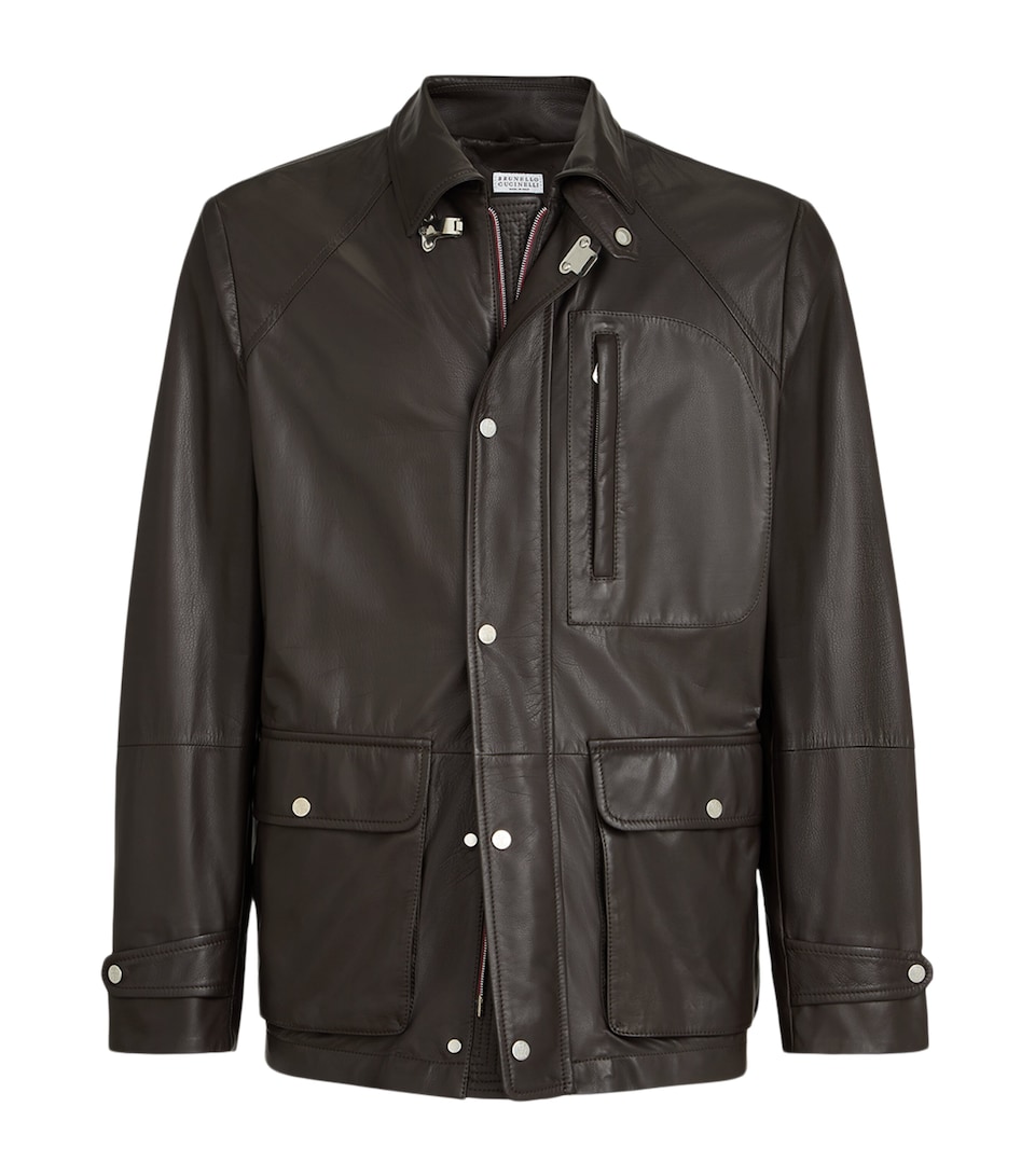 Leather Field Jacket
