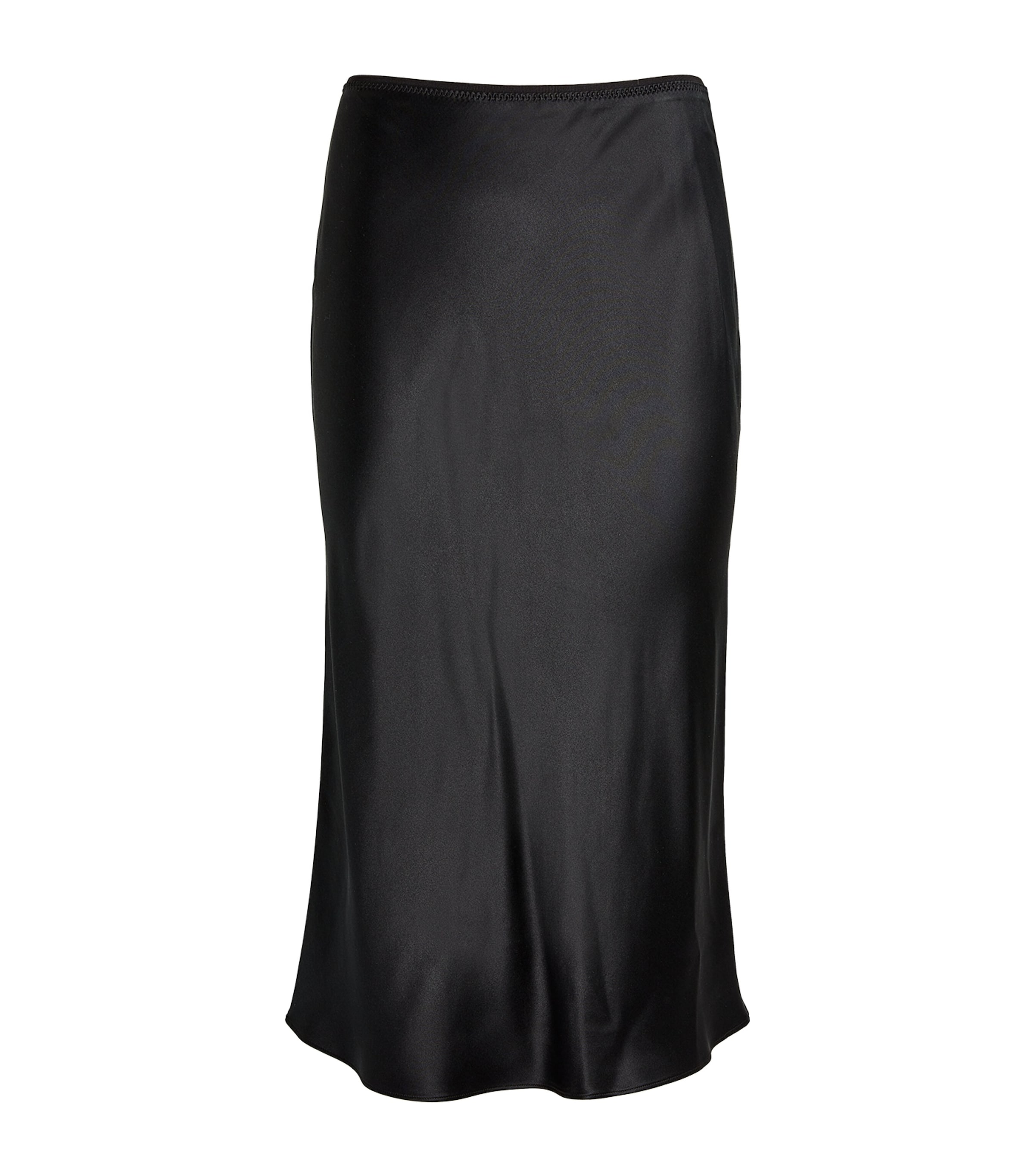 Silk Satin Isaak Midi Skirt