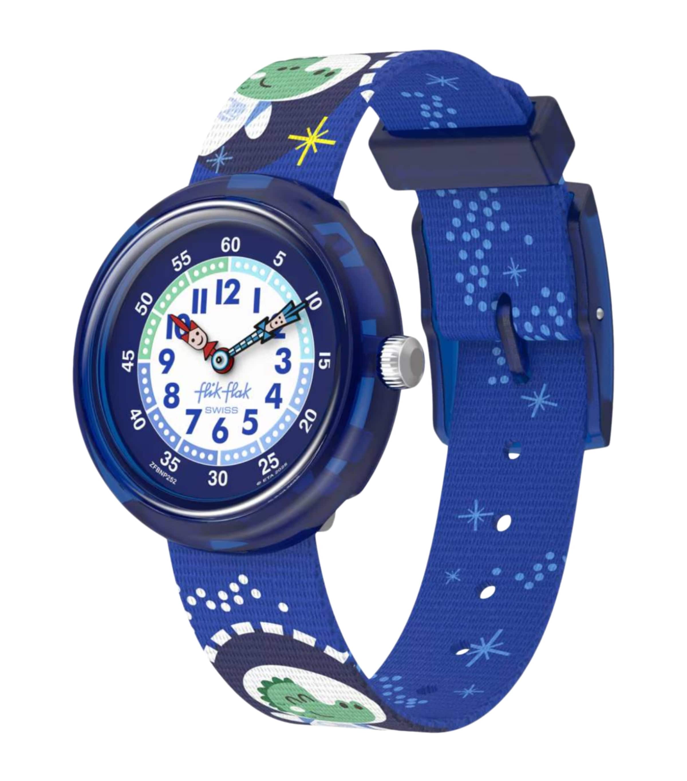 Flik Flak Croconauts Watch 31.85mm Blue