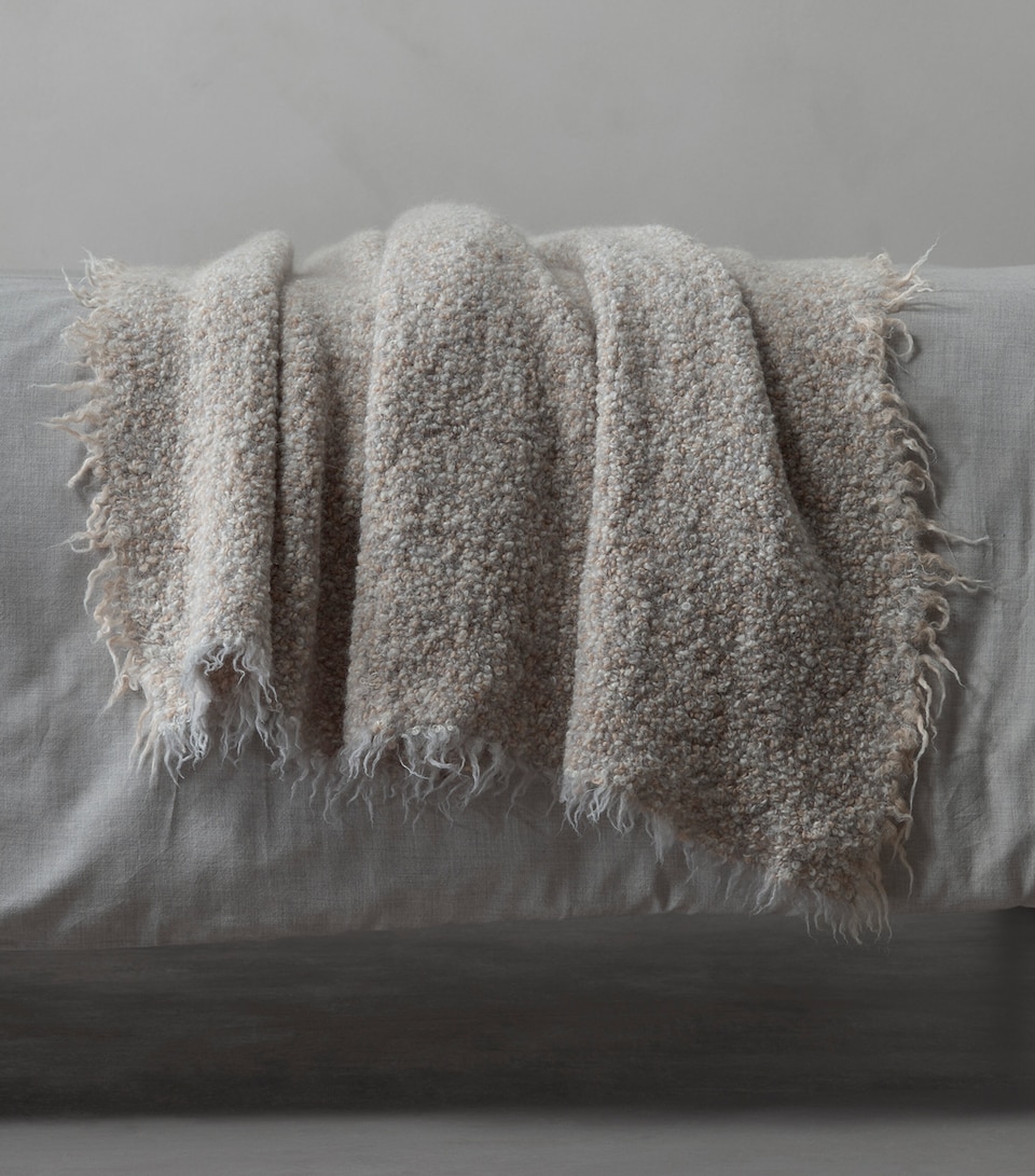 Society Limonta Alpaca Marmo Blanket (130cm x 180cm) Marmo