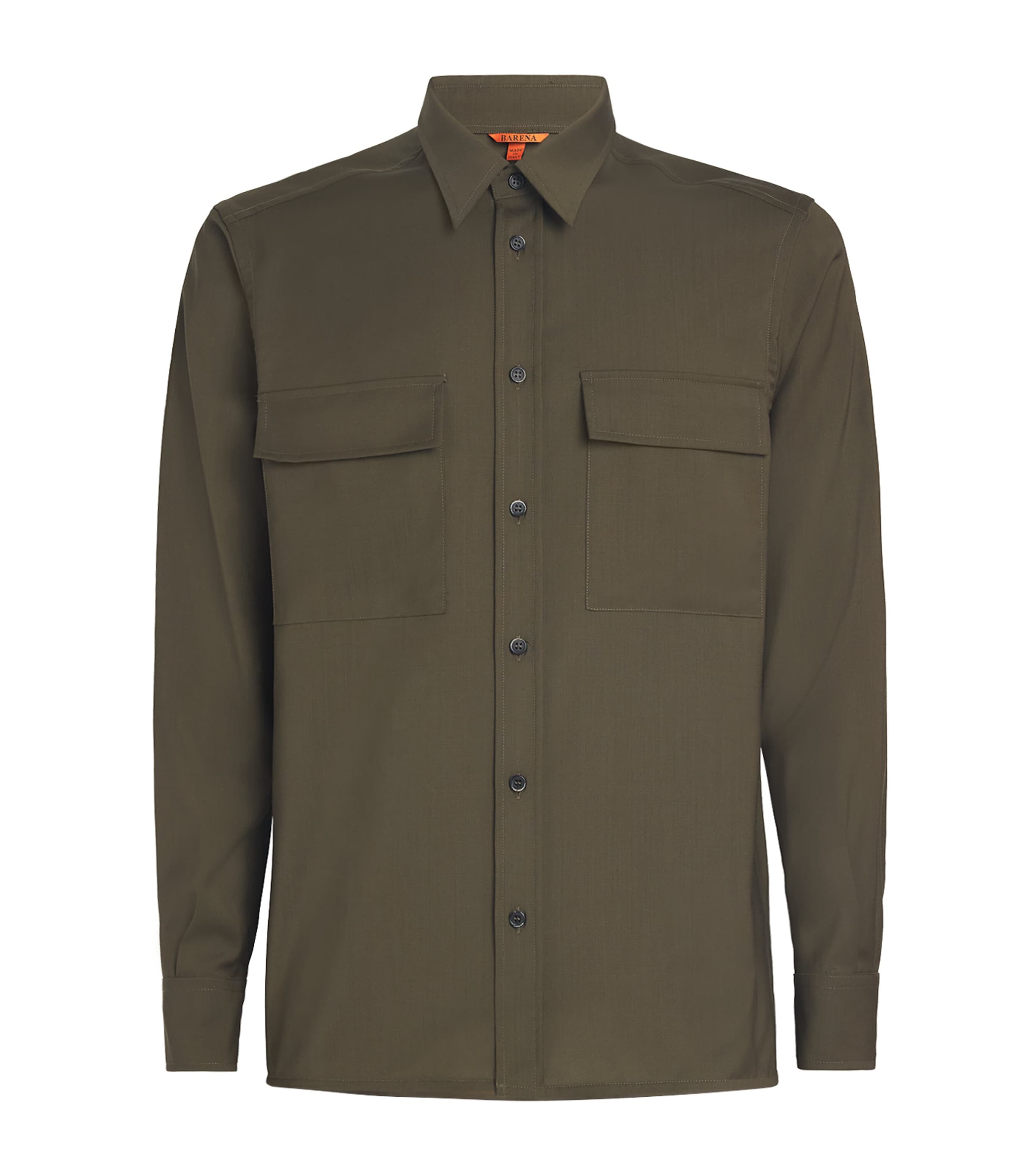 Tropical Virgin Wool Two-Pocket Shirt
