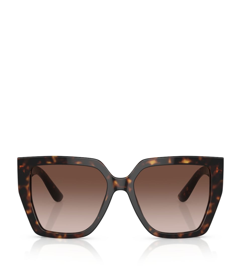 Dolce&Gabbana Tortoiseshell Oversized Square Sunglasses Brown