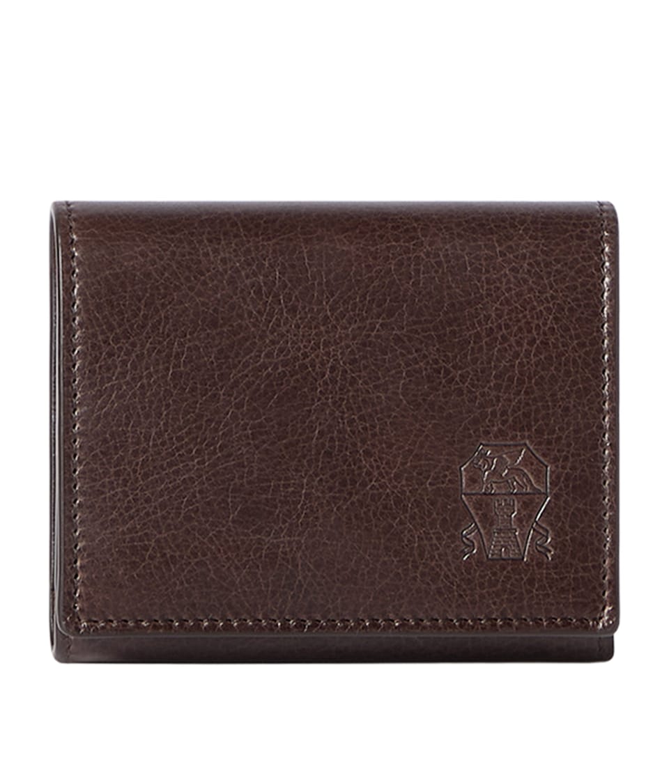Brunello Cucinelli Leather Wallet Brown