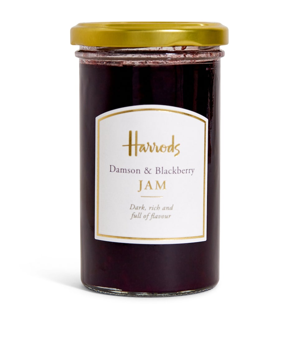 Harrods Damson, Blackberry + Elderflower Jam (280g)