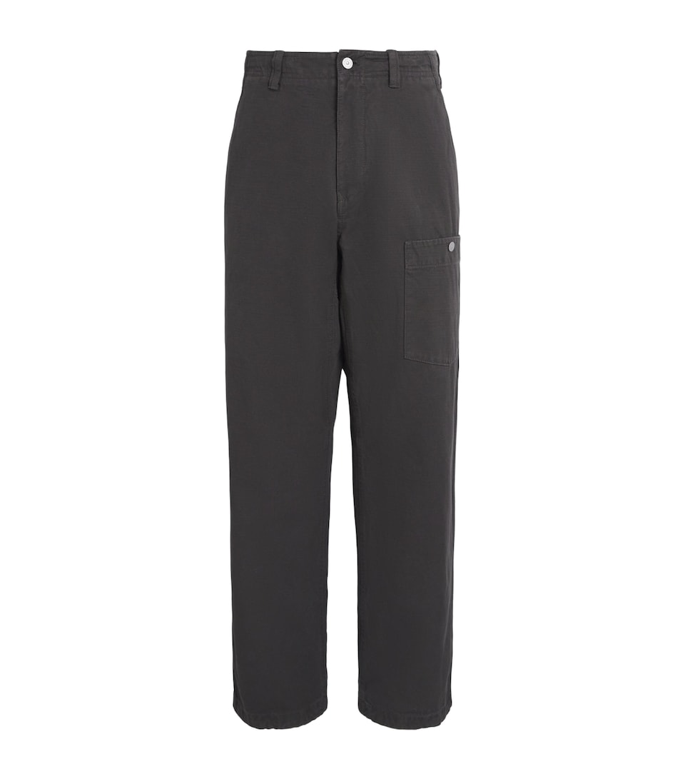Stone Island Mens Slub Cotton Marina Trousers