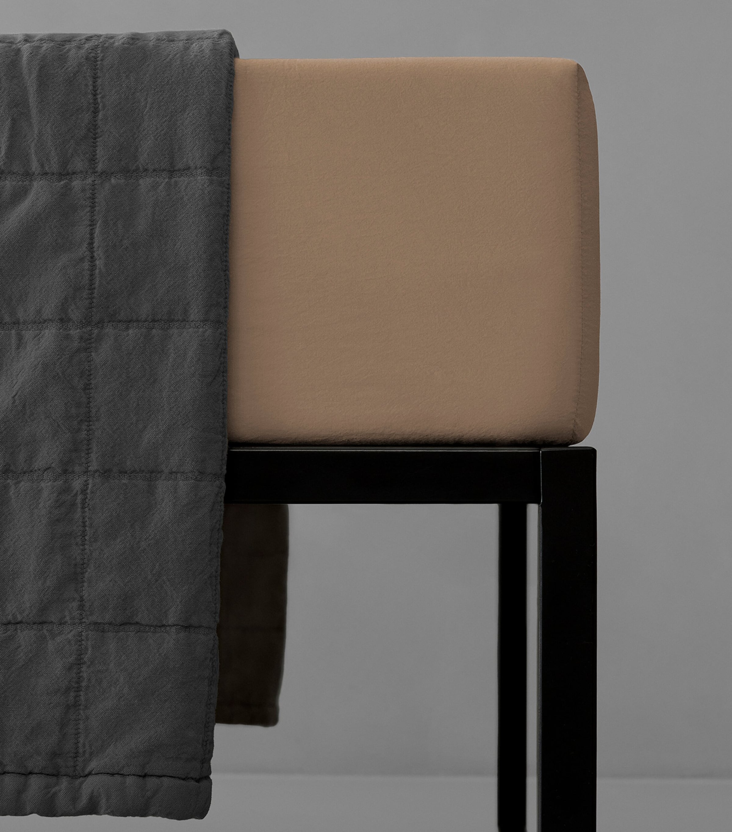 Society Limonta Linen Canyon Nite Super King Fitted Sheet (180cm x 200cm) Canyon