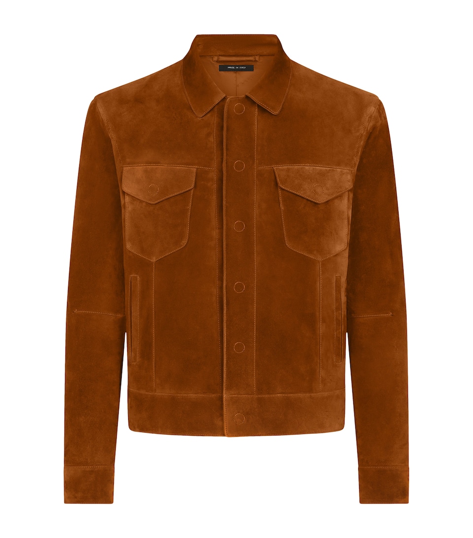 TOM FORD Mens Suede Jacket Eag