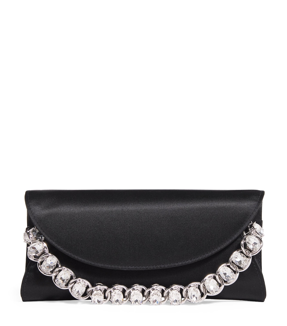 Satin Taylor Clutch Bag