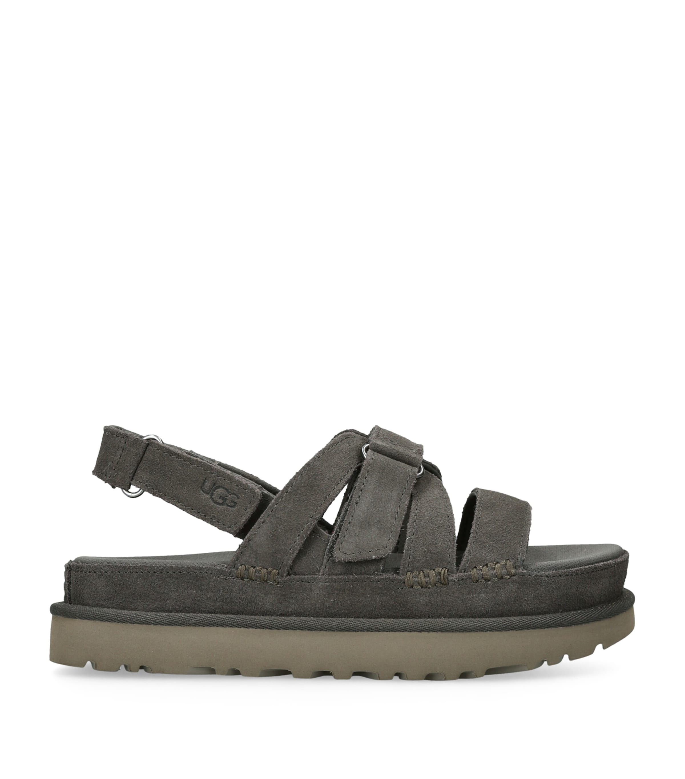 UGG Suede Goldenstar Gleam Sandals Grey/dark