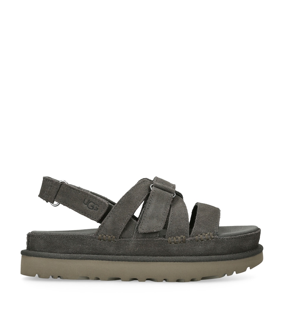 UGG Suede Goldenstar Gleam Sandals Grey/dark