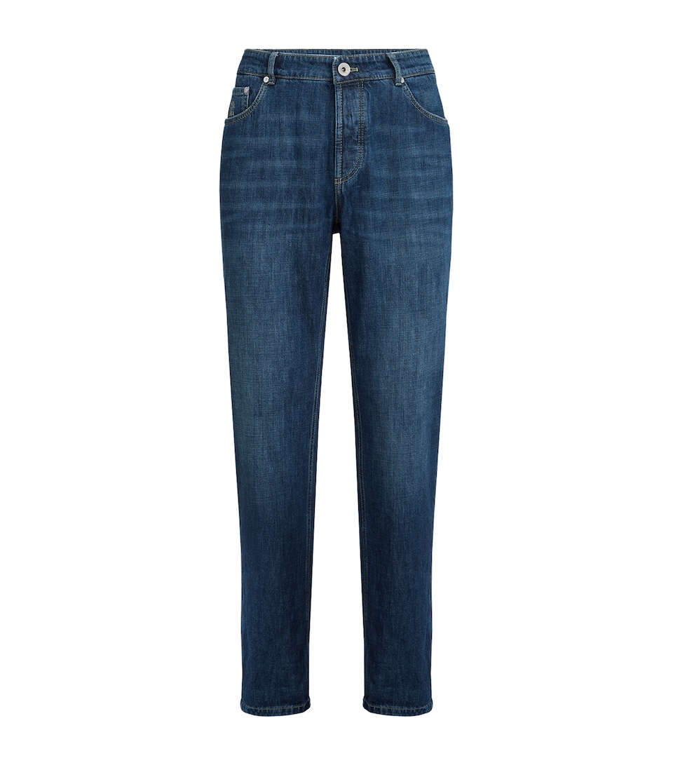 Brunello Cucinelli Mens Slim-Leg Jeans