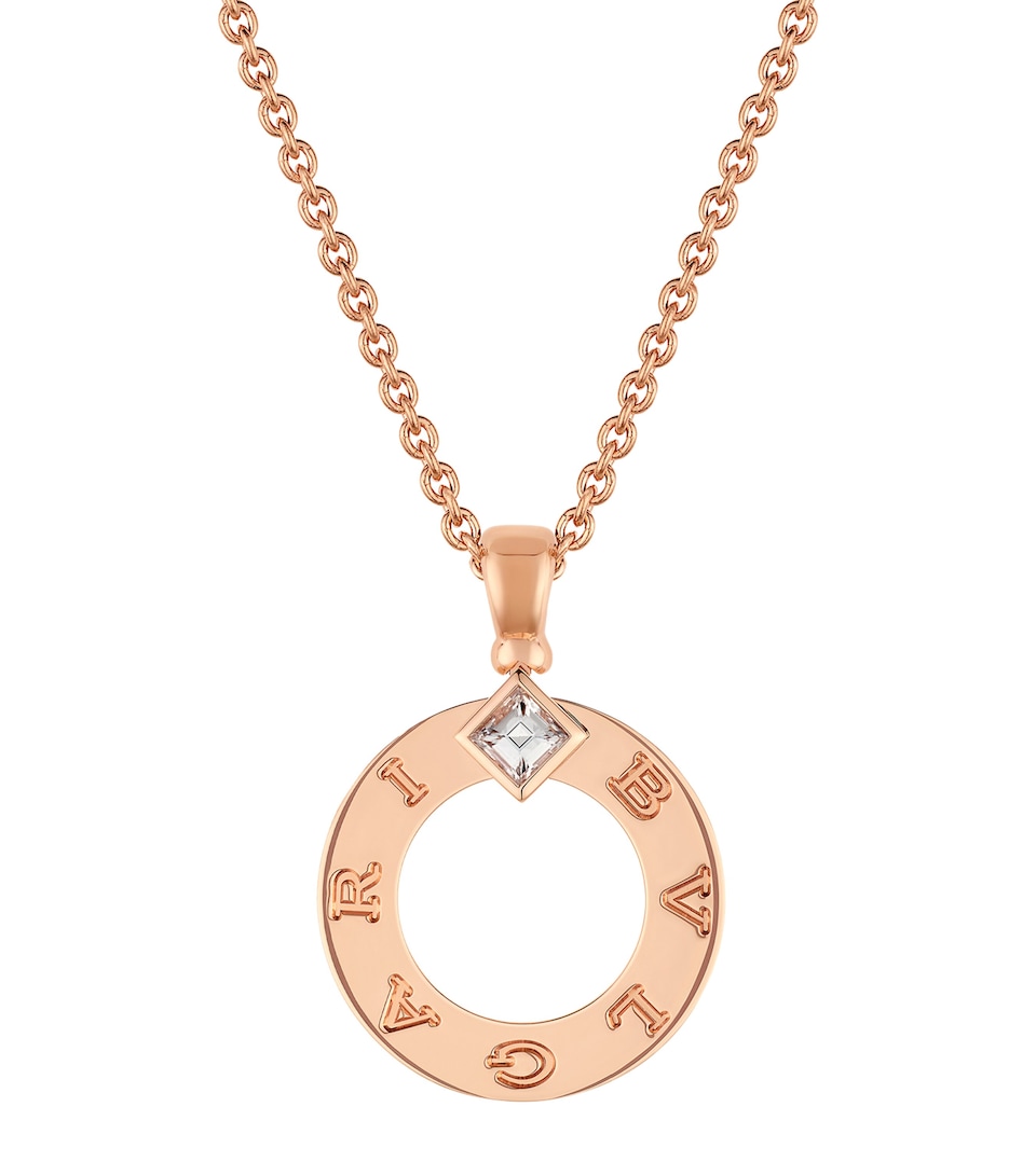 Rose Gold and Diamond BVLGARI BVLGARI Necklace