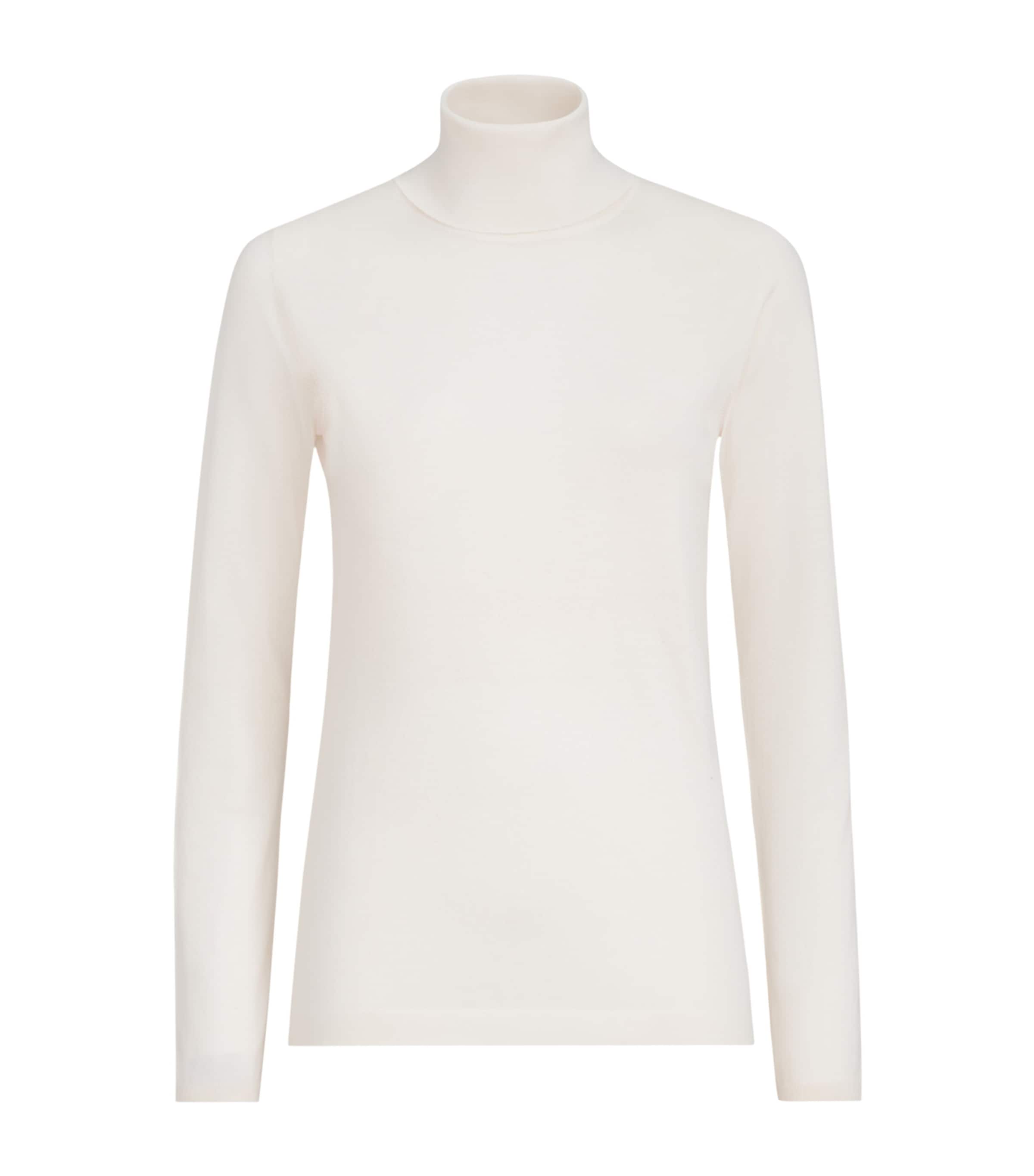 Brunello Cucinelli Womens Cashmere-Silk Rollneck Sweater