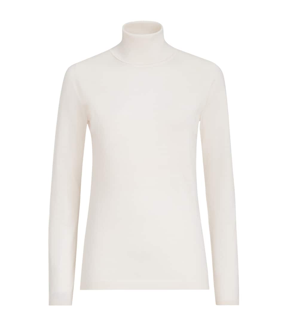 Brunello Cucinelli Womens Cashmere-Silk Rollneck Sweater