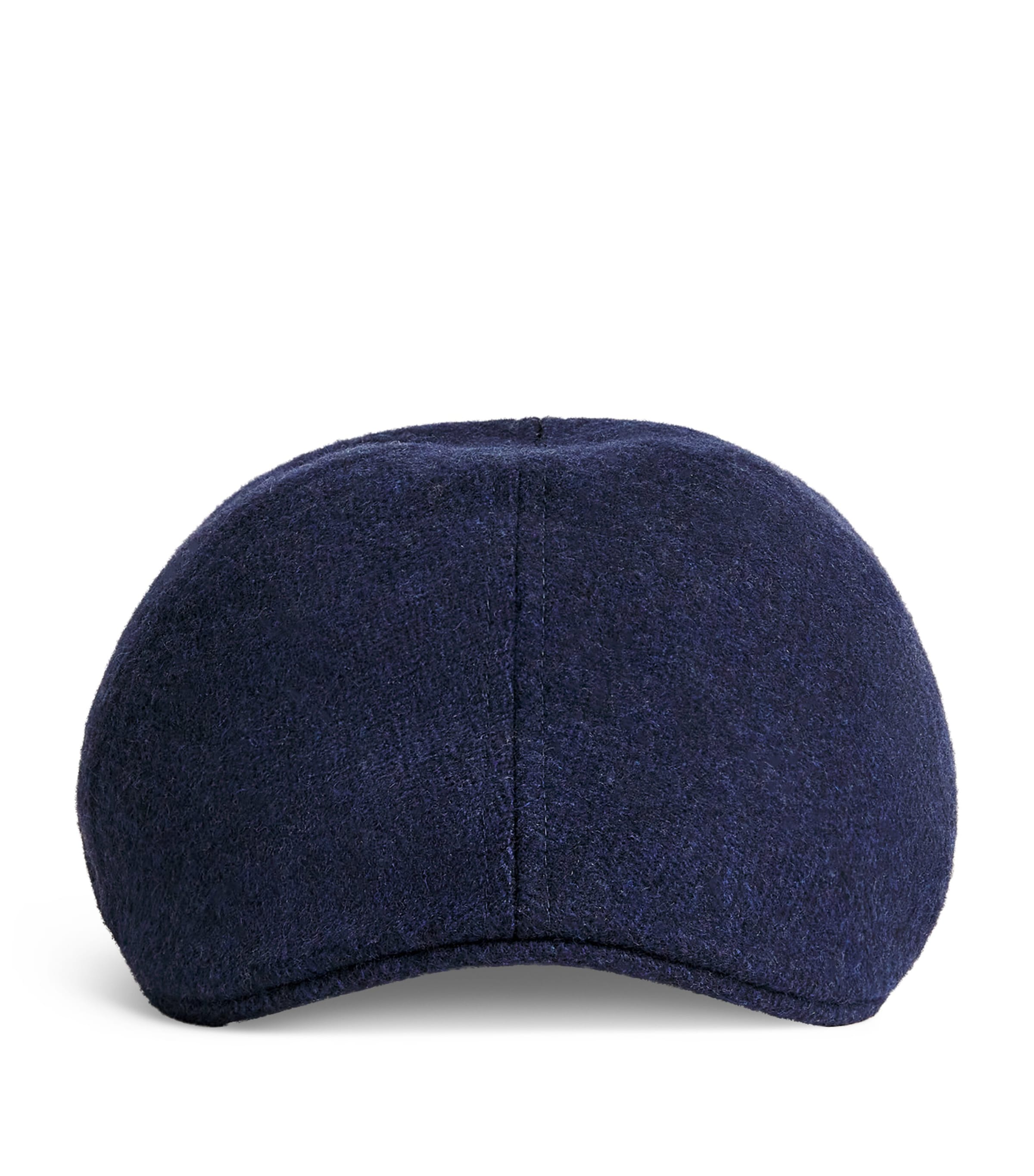 Wool-Blend Herringbone Texas Flat Cap