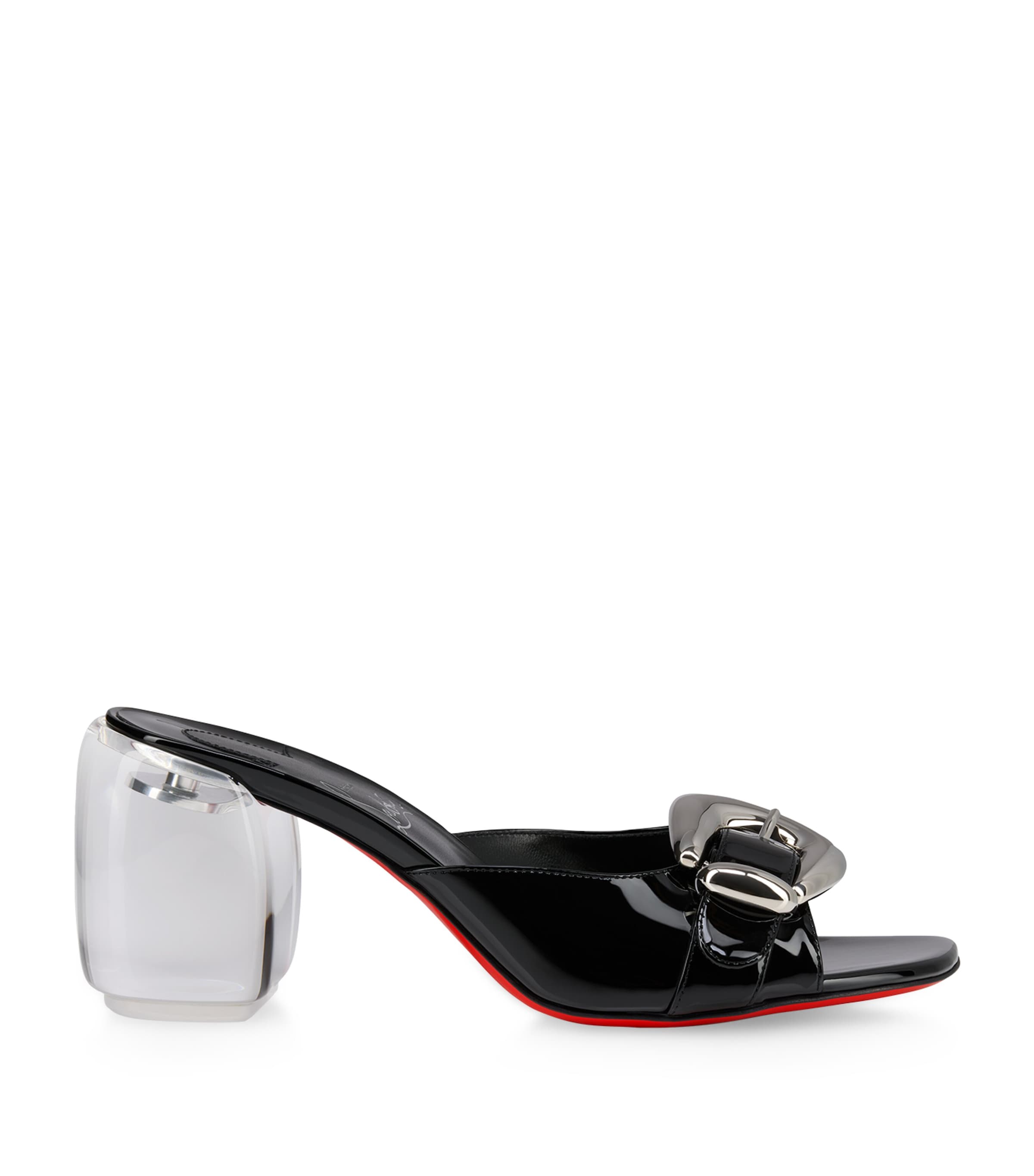 Minny Leather Heeled Mules 70