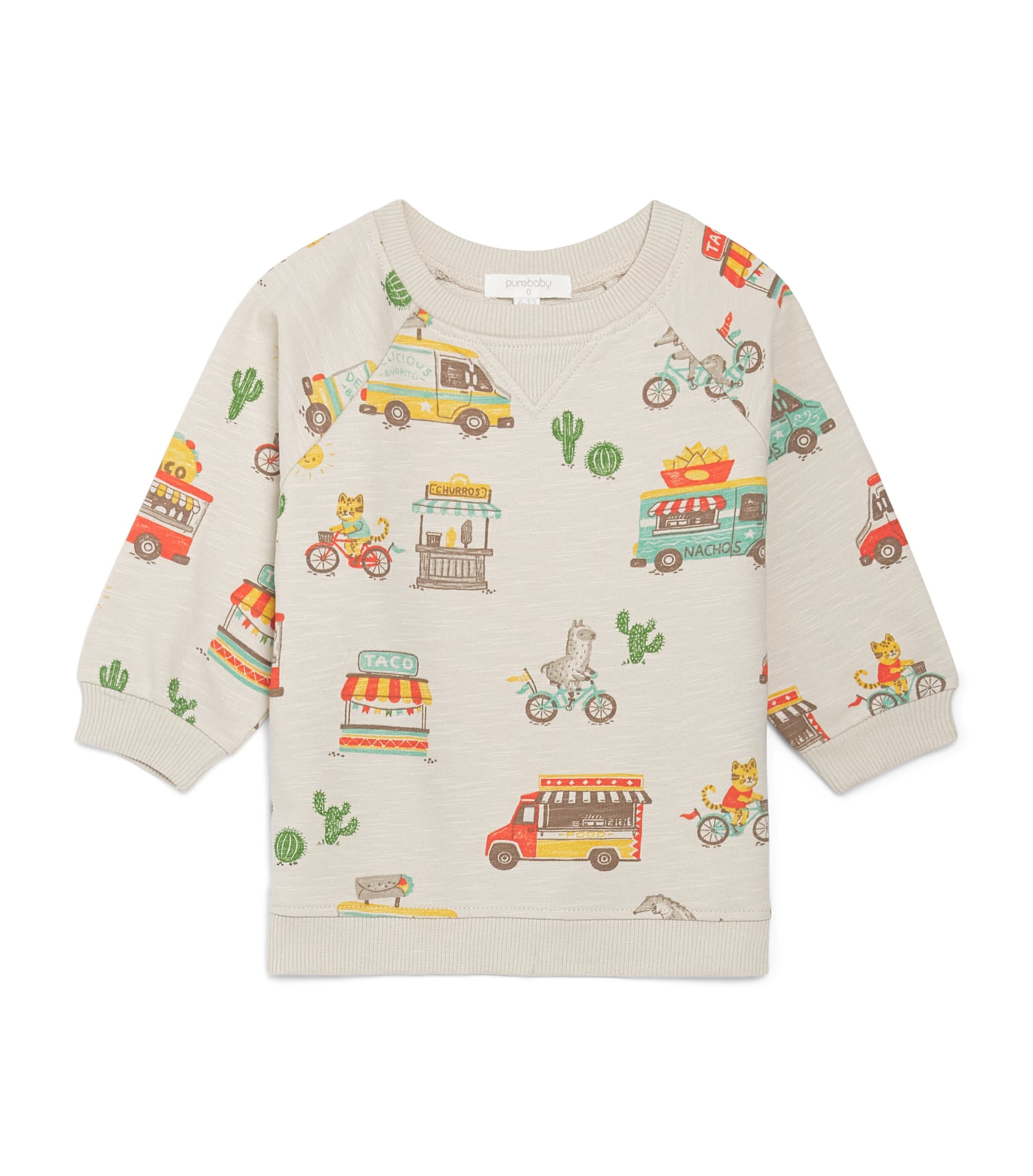 Purebaby Organic Cotton Siesta Sweatshirt (0-12 Months) Lttpr