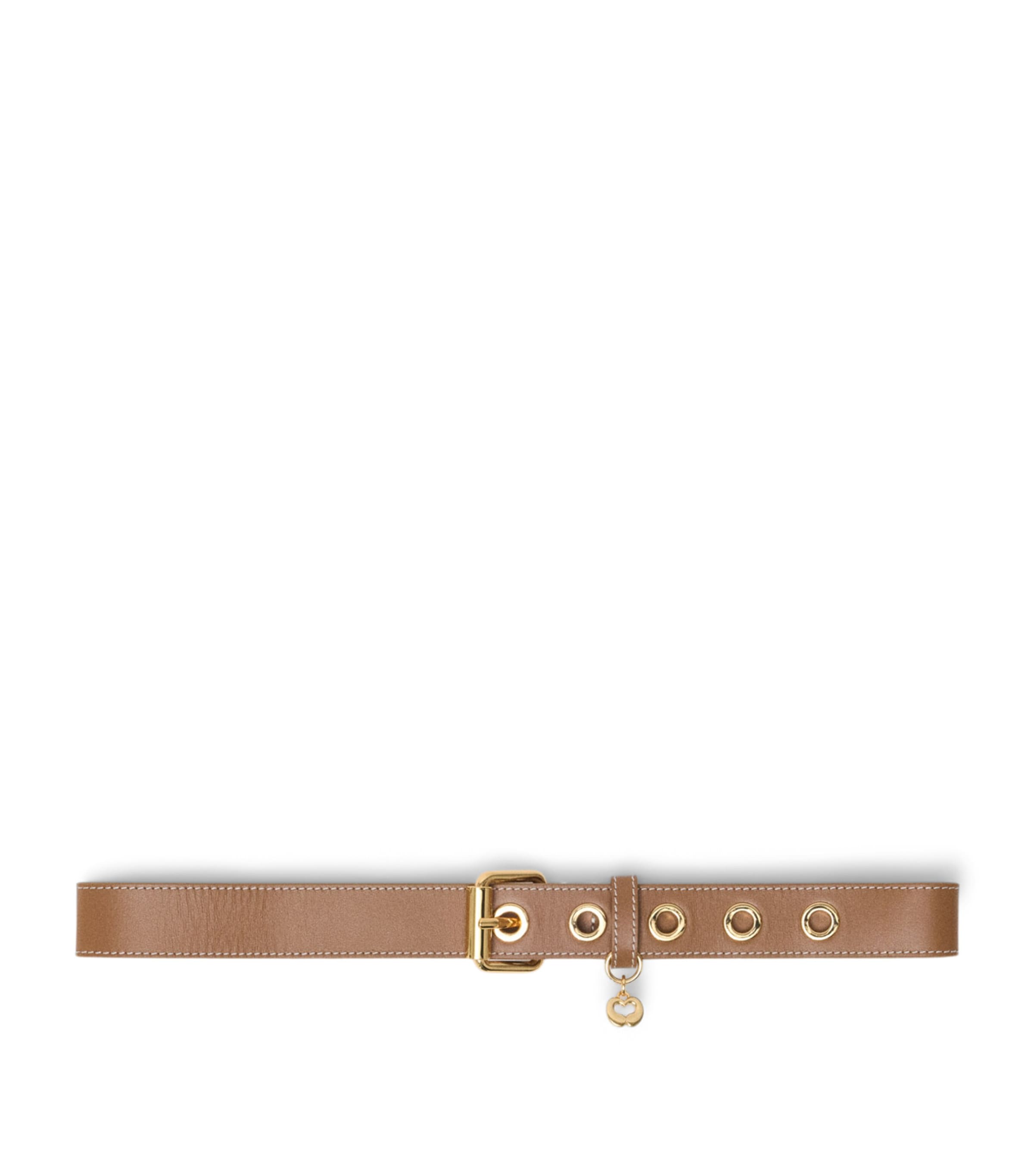 Maje Leather Miss M Belt Black