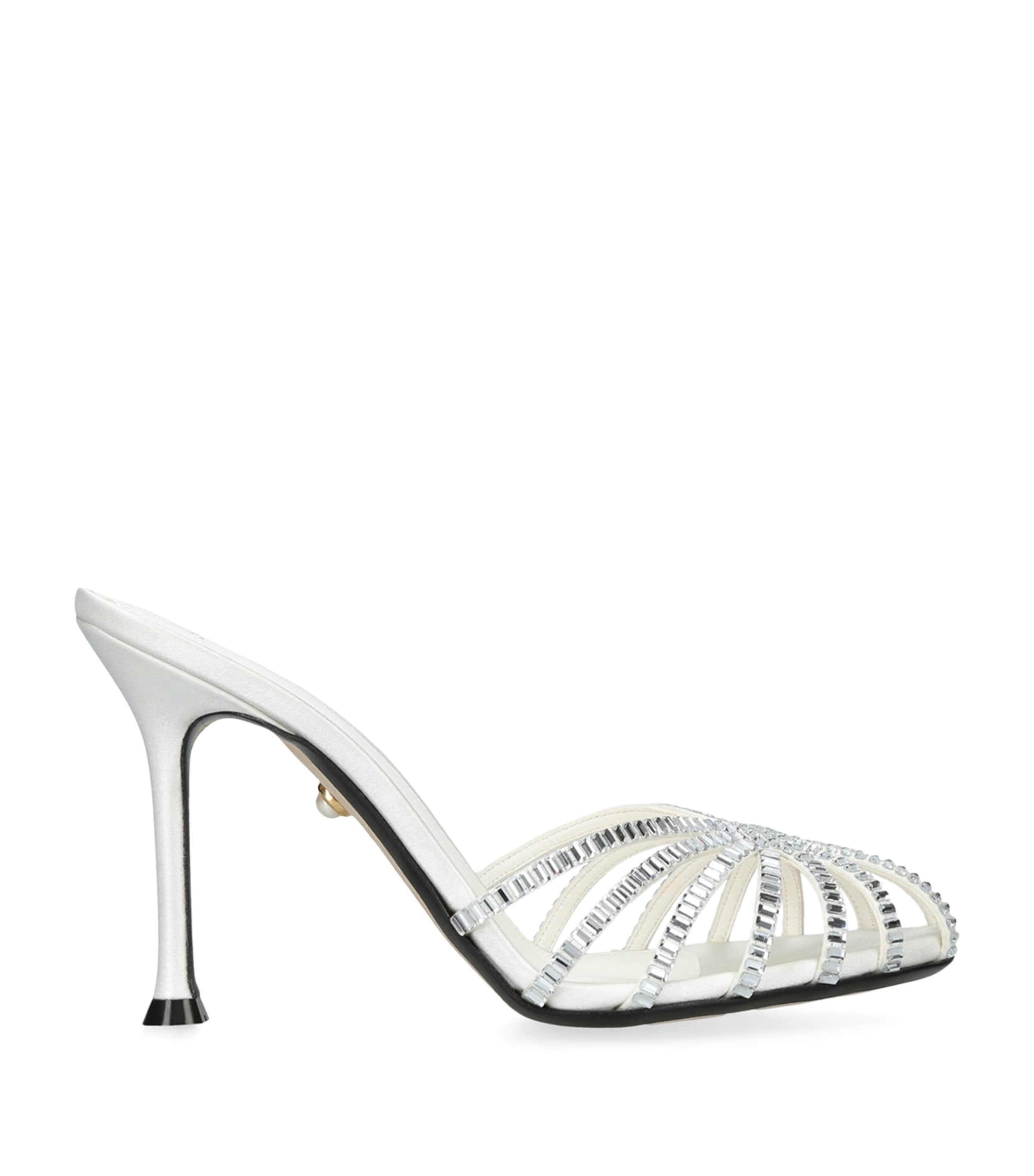 Satin Soraya Heeled Mules 95