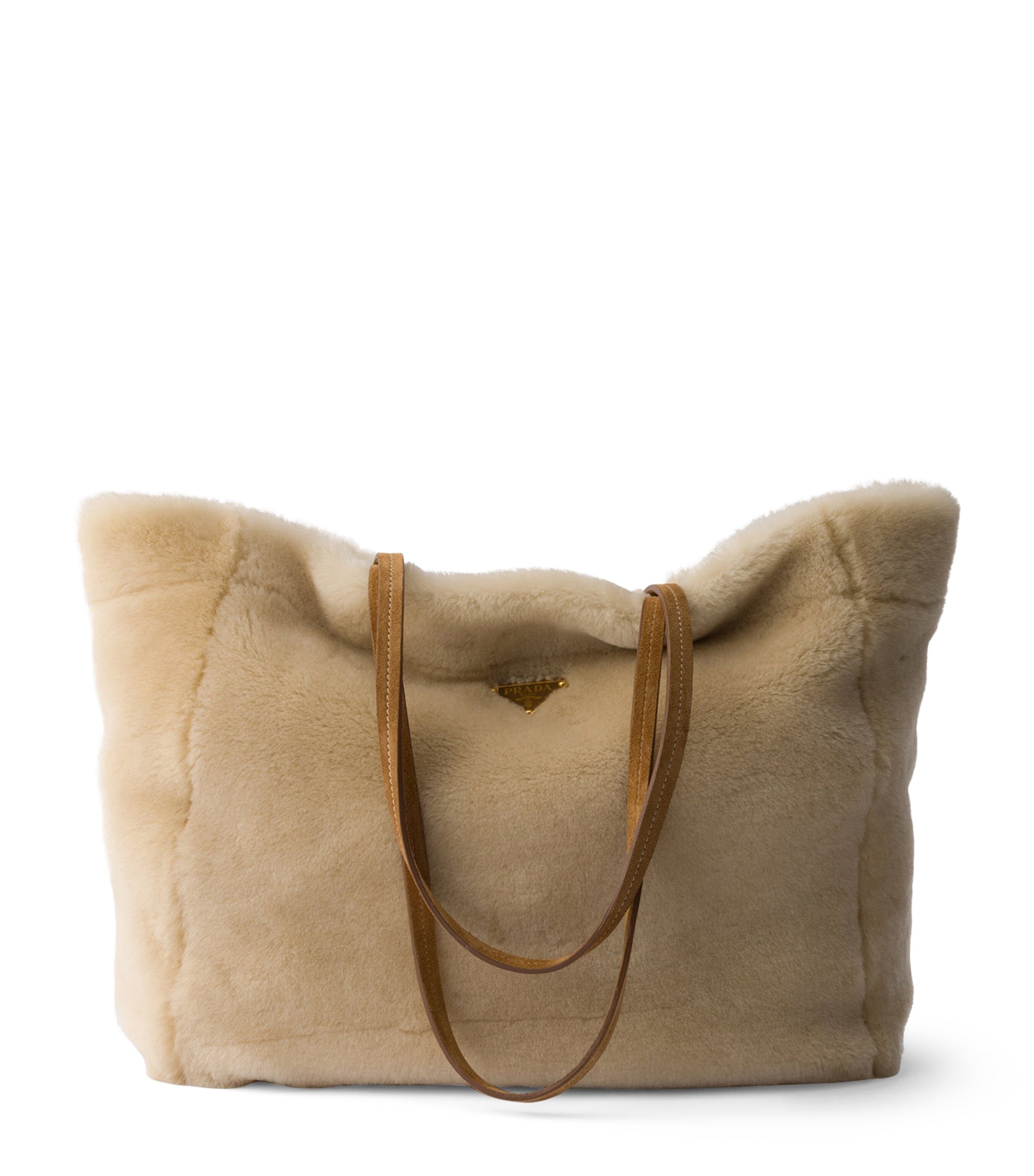 Large Shearling Tote Bag