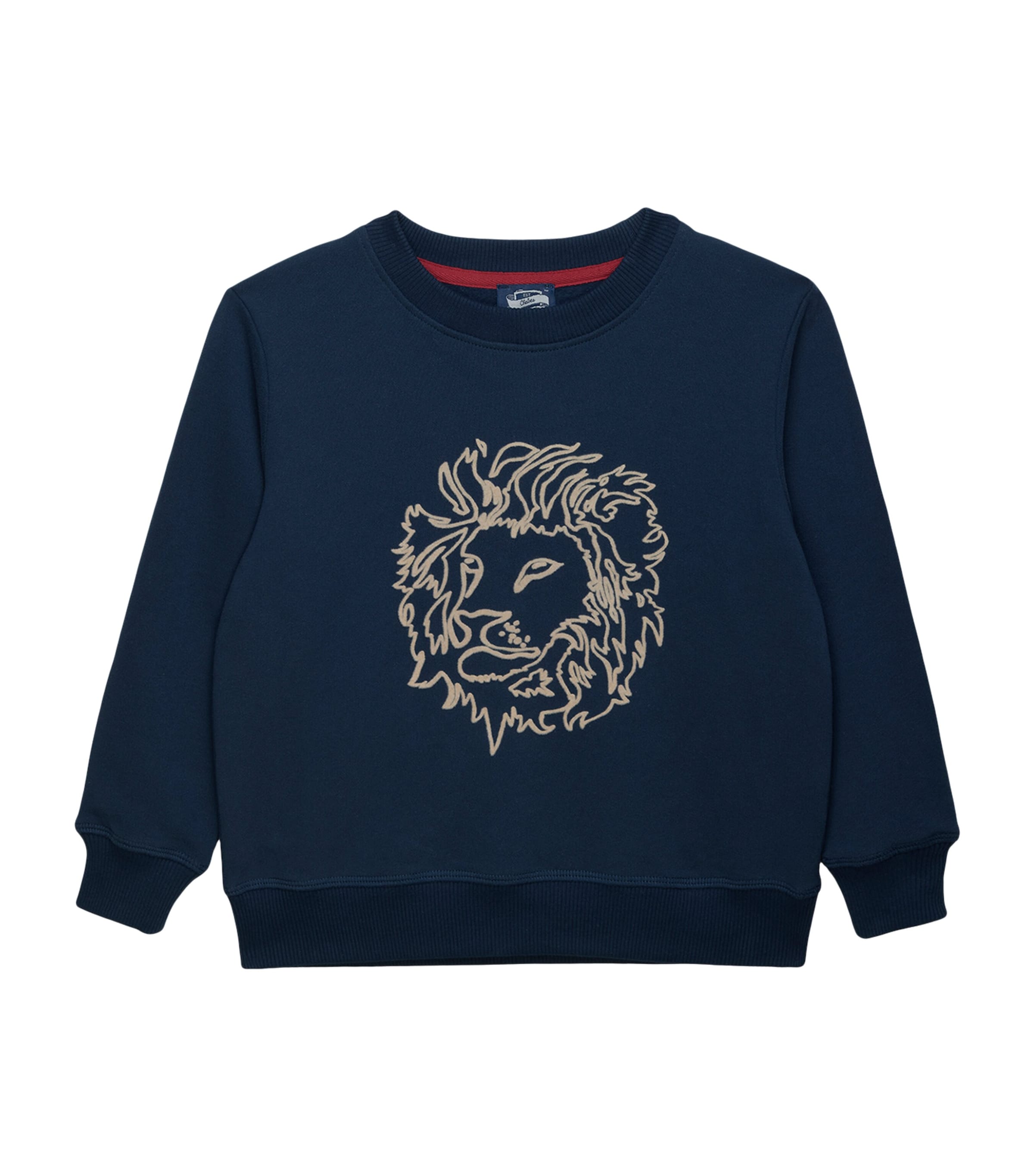 Trotters Cotton Augustus Lion Sweatshirt (2-5 Years) Navy