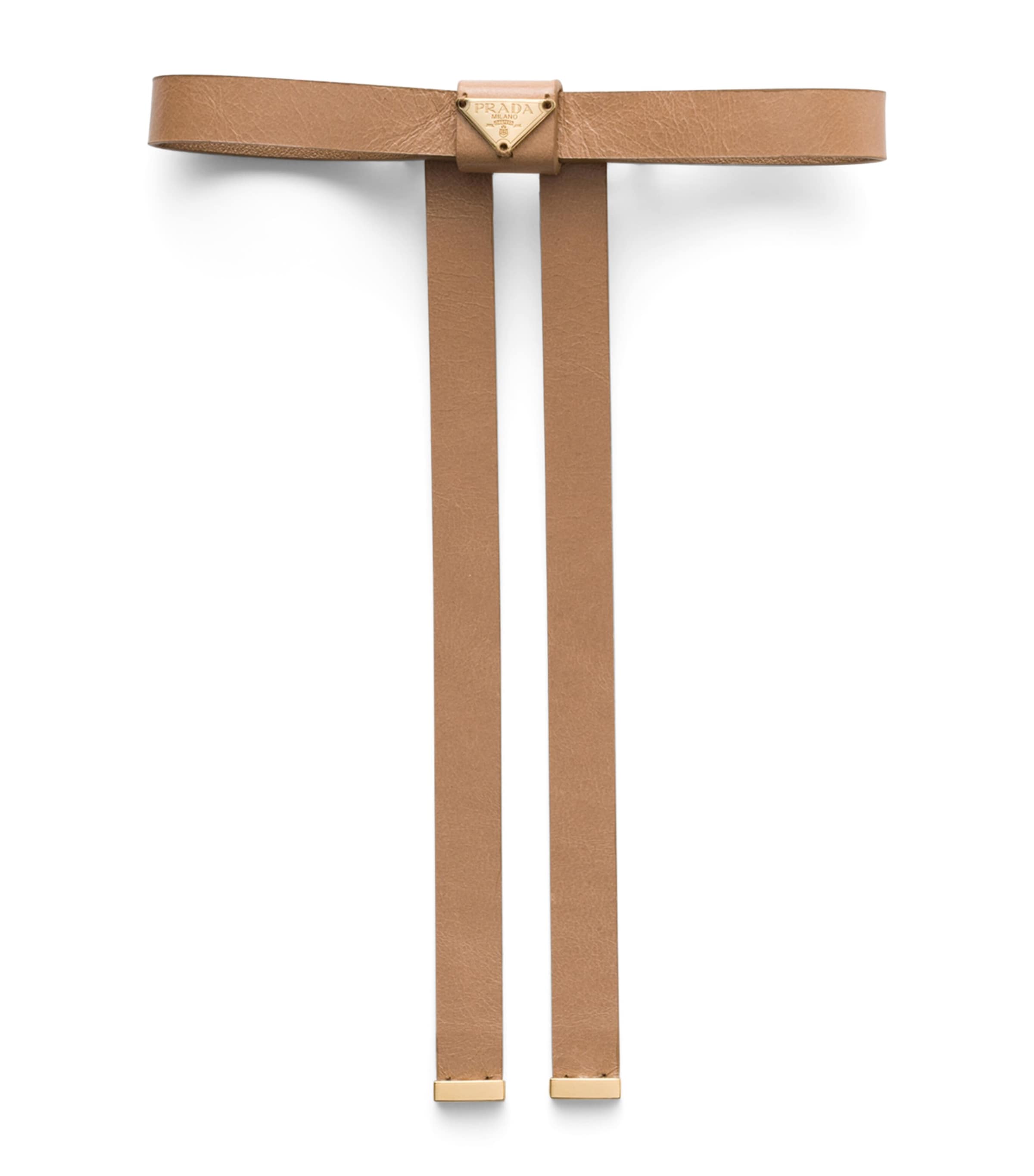 Prada Leather Bow Hair Clip