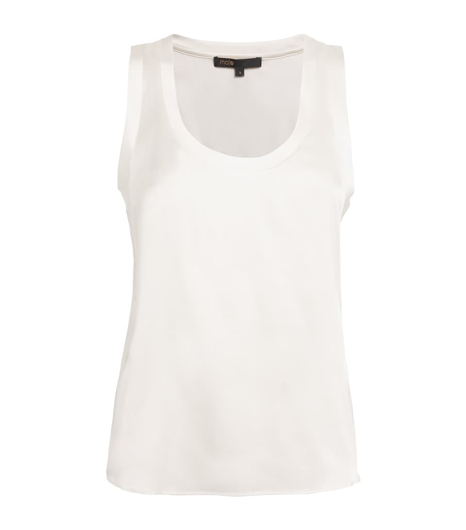 Silk-Blend Tank Top