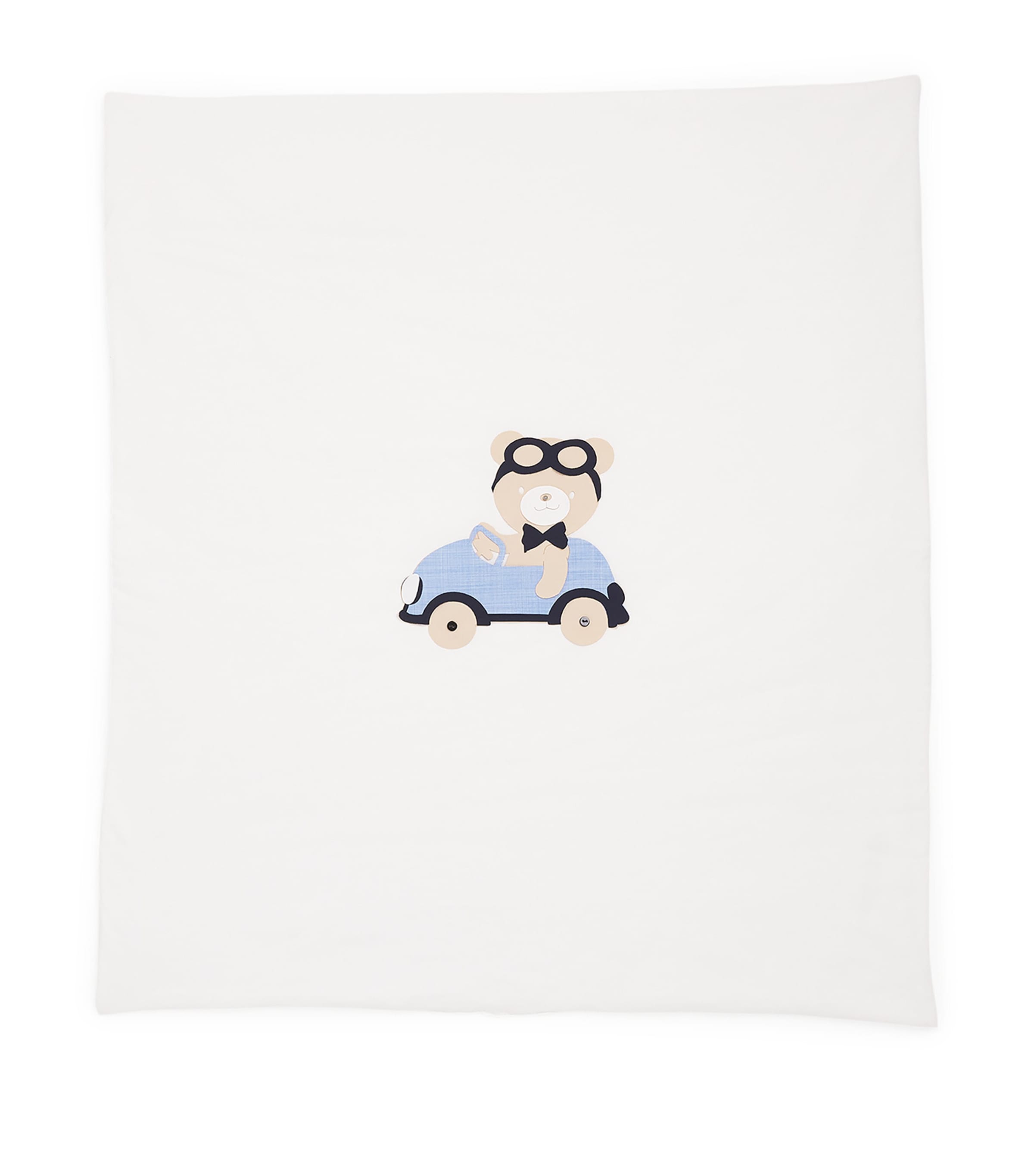 Story Loris Cotton Bear Blanket White