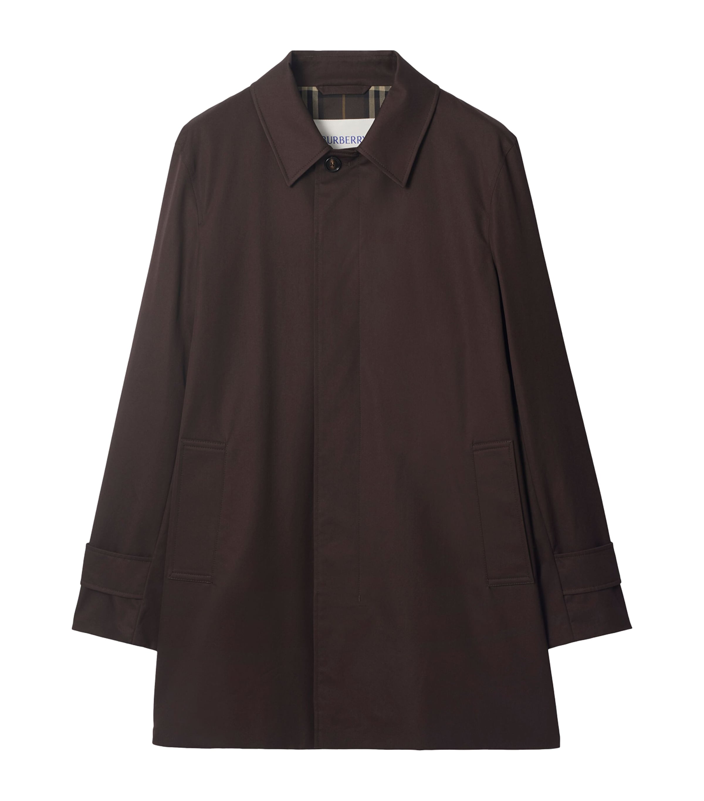 Cotton Gabardine Short Car Coat