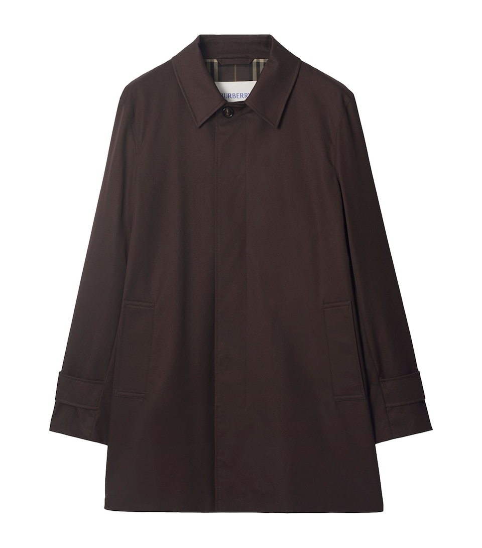 Cotton Gabardine Short Car Coat