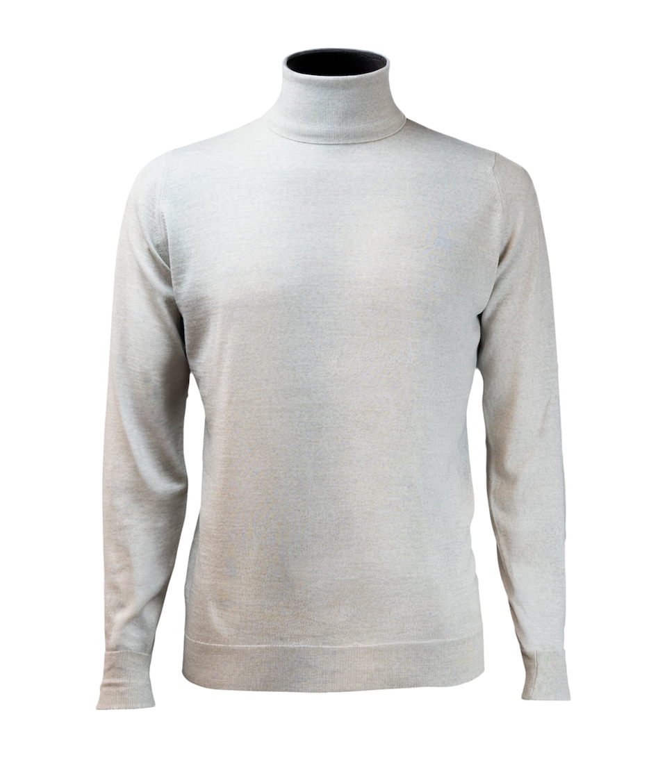 Superfine Merino Wool Rollneck Sweater