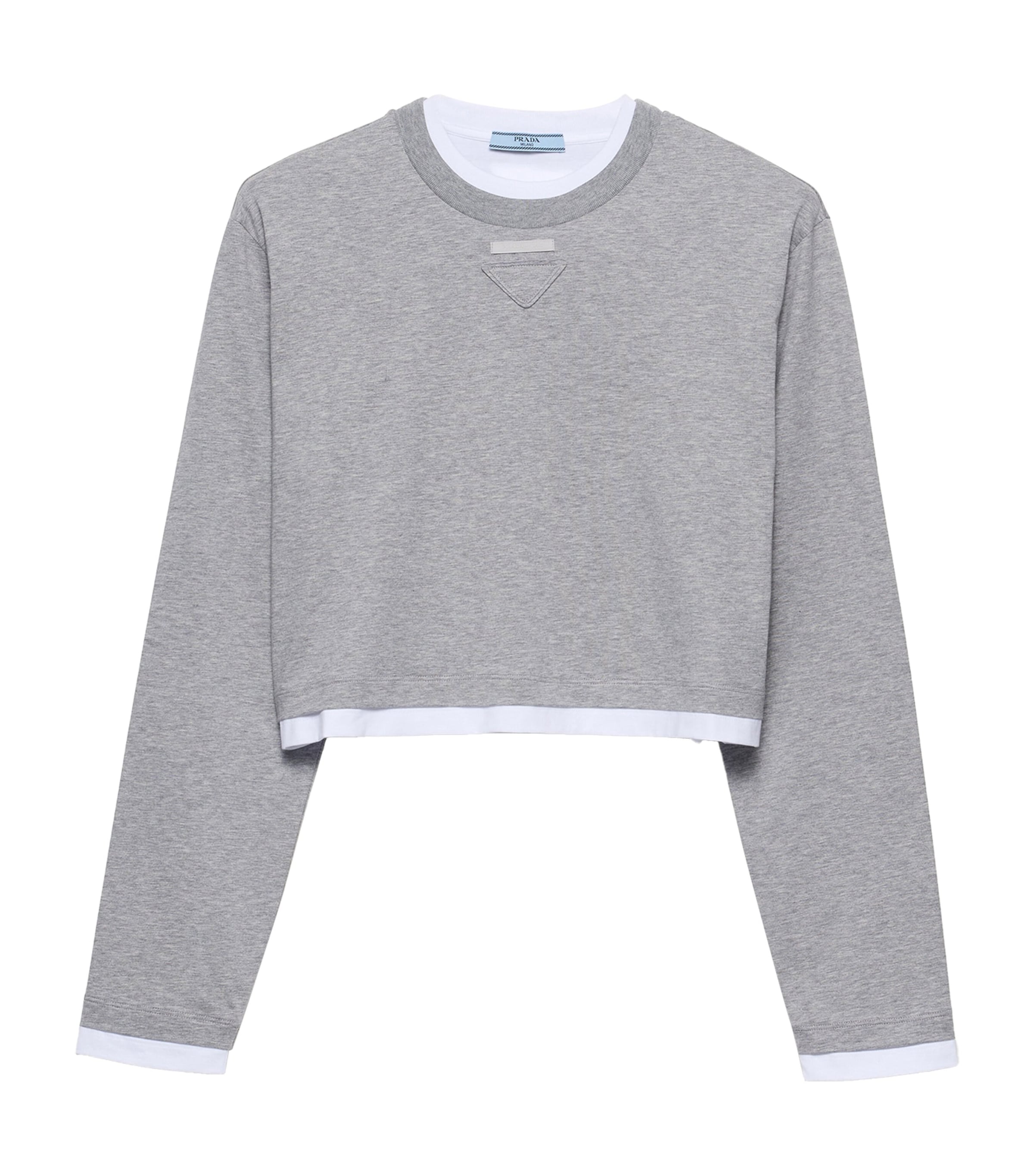 Cotton Jersey Layered-Effect T-Shirt